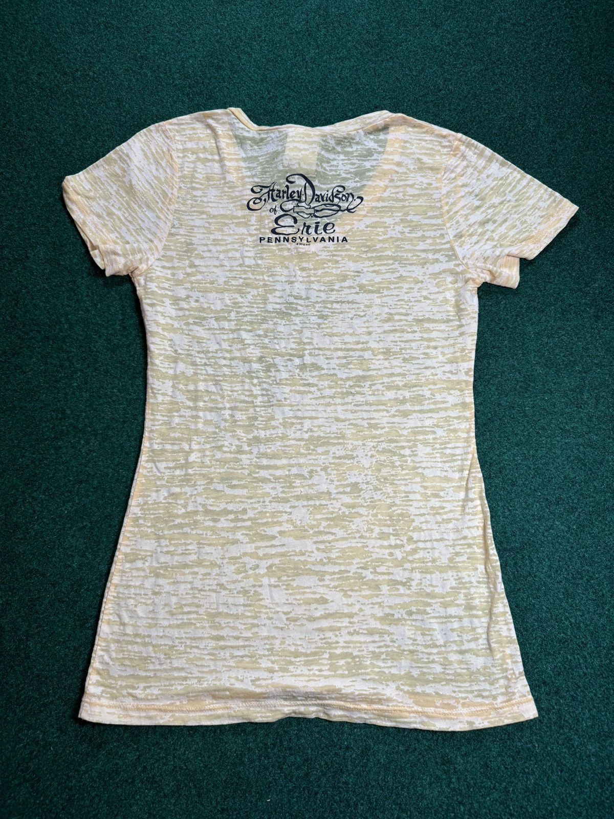 Harley Davidson × Vintage Harley Davidson Biker Affliction Ed Hardy Style Femme Shirt Size M / US 6-8 / IT 42-44 - 5 Thumbnail