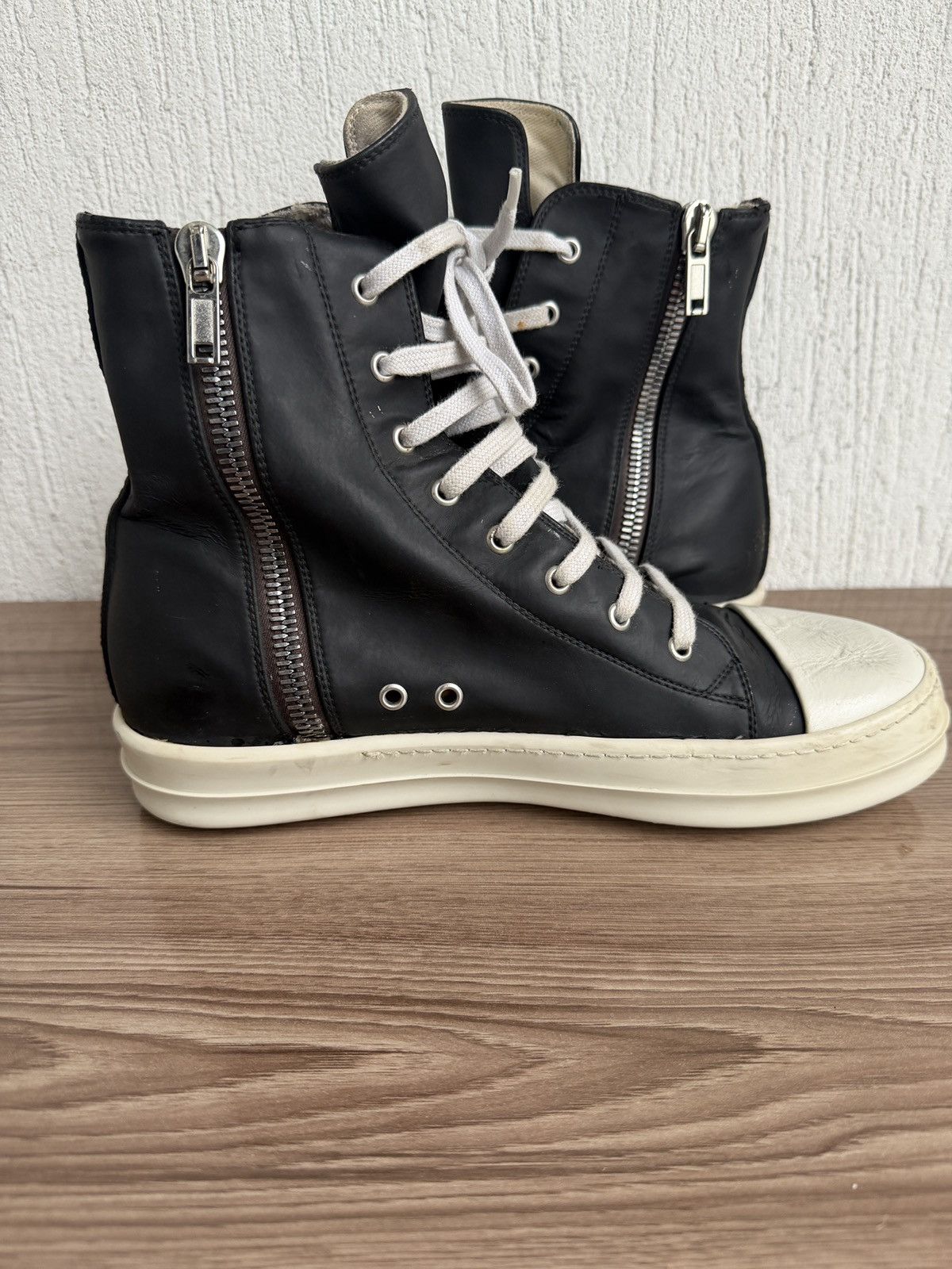 Rick Owens Drkshdw Polyurethane drkshdw ramones Size US 10 / EU 43 - 11 Thumbnail