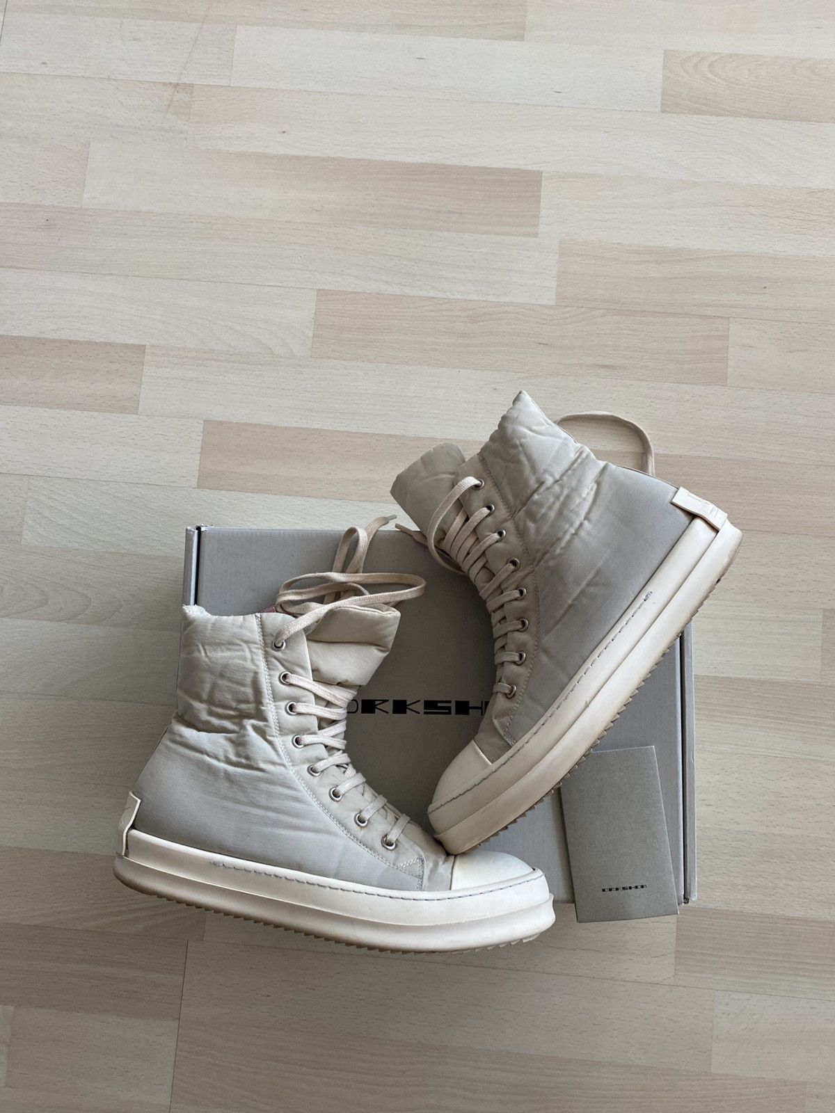 Rick Owens Drkshdw Rick Owens Drkshdw Puffer Ramones Size US 8 / EU 41 - 1 Thumbnail