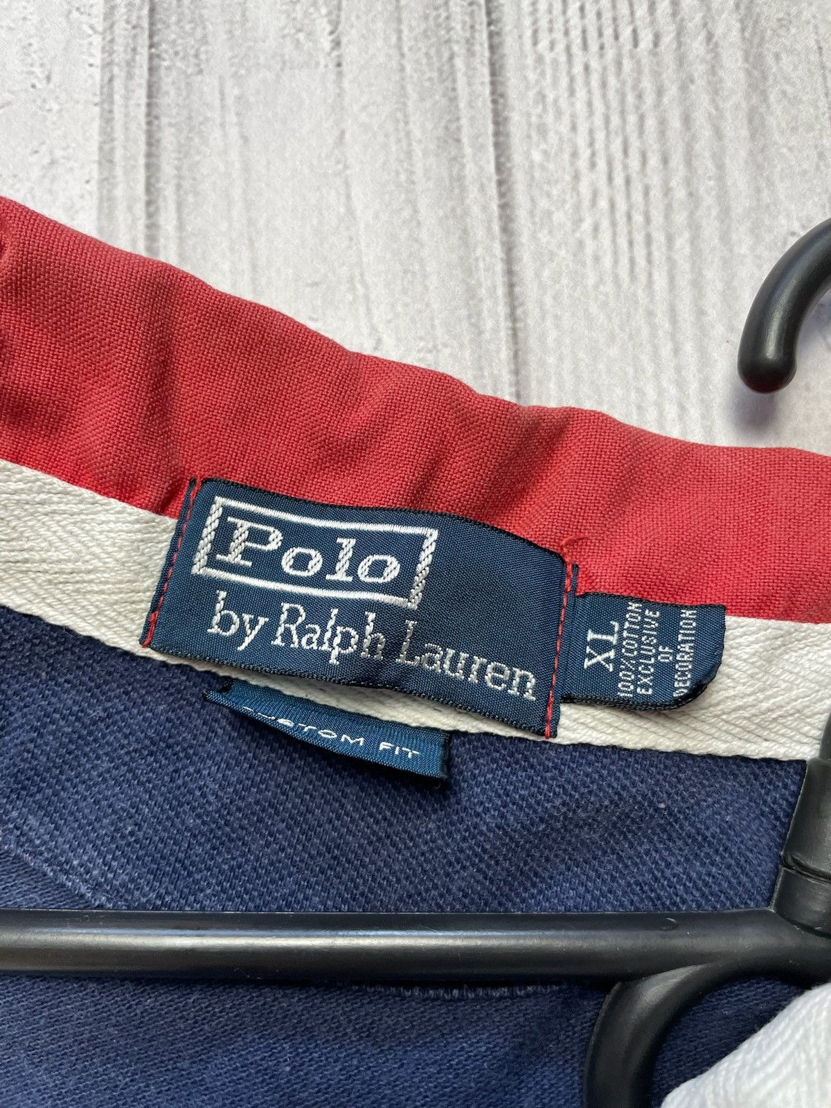 Polo Ralph Lauren × Vintage Vintage polo Ralph Lauren big logo size XL Size US XL / EU 56 / 4 - 3 Thumbnail