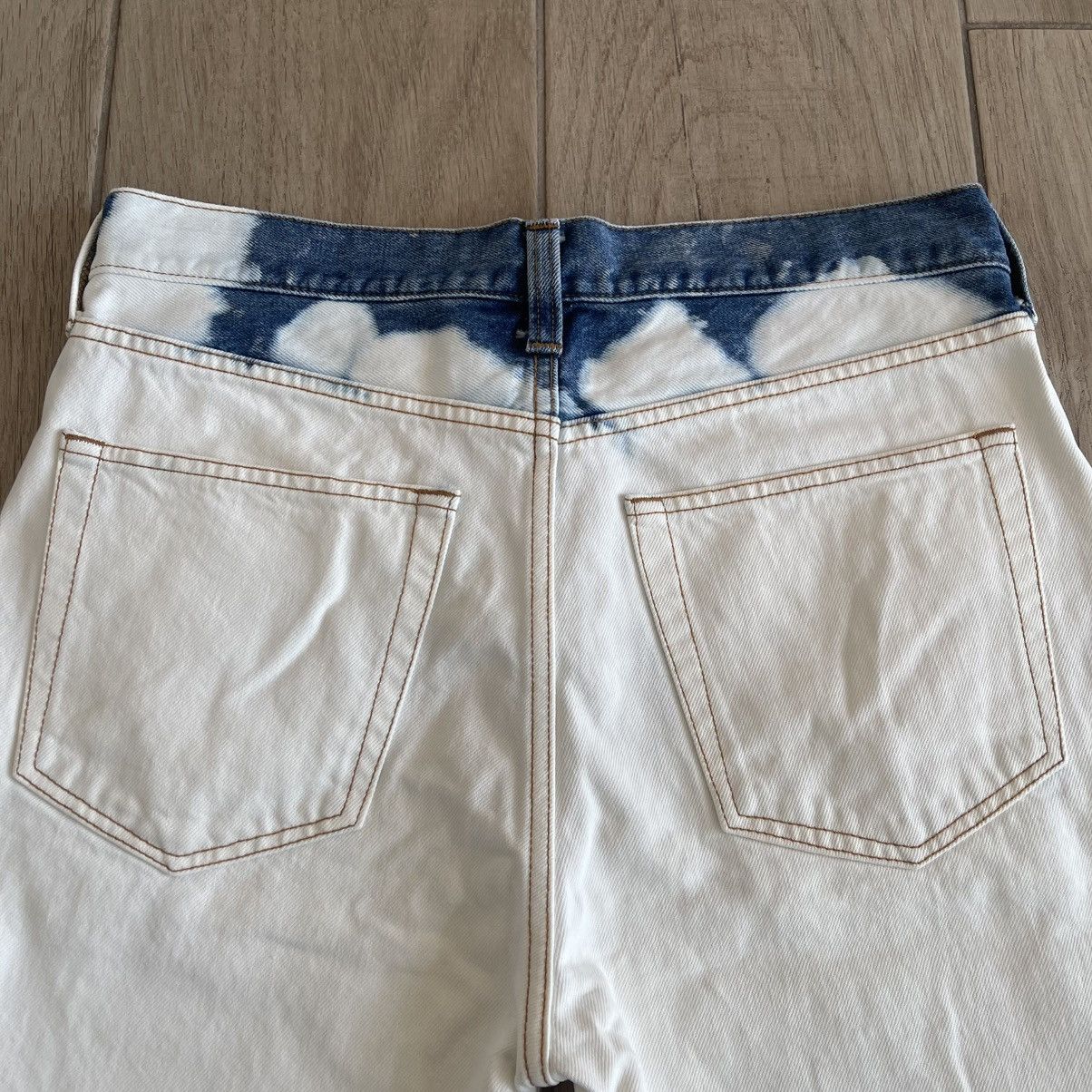 Balenciaga SS17 Frayed Bleach Denim Shorts Size US 29 - 5 Thumbnail