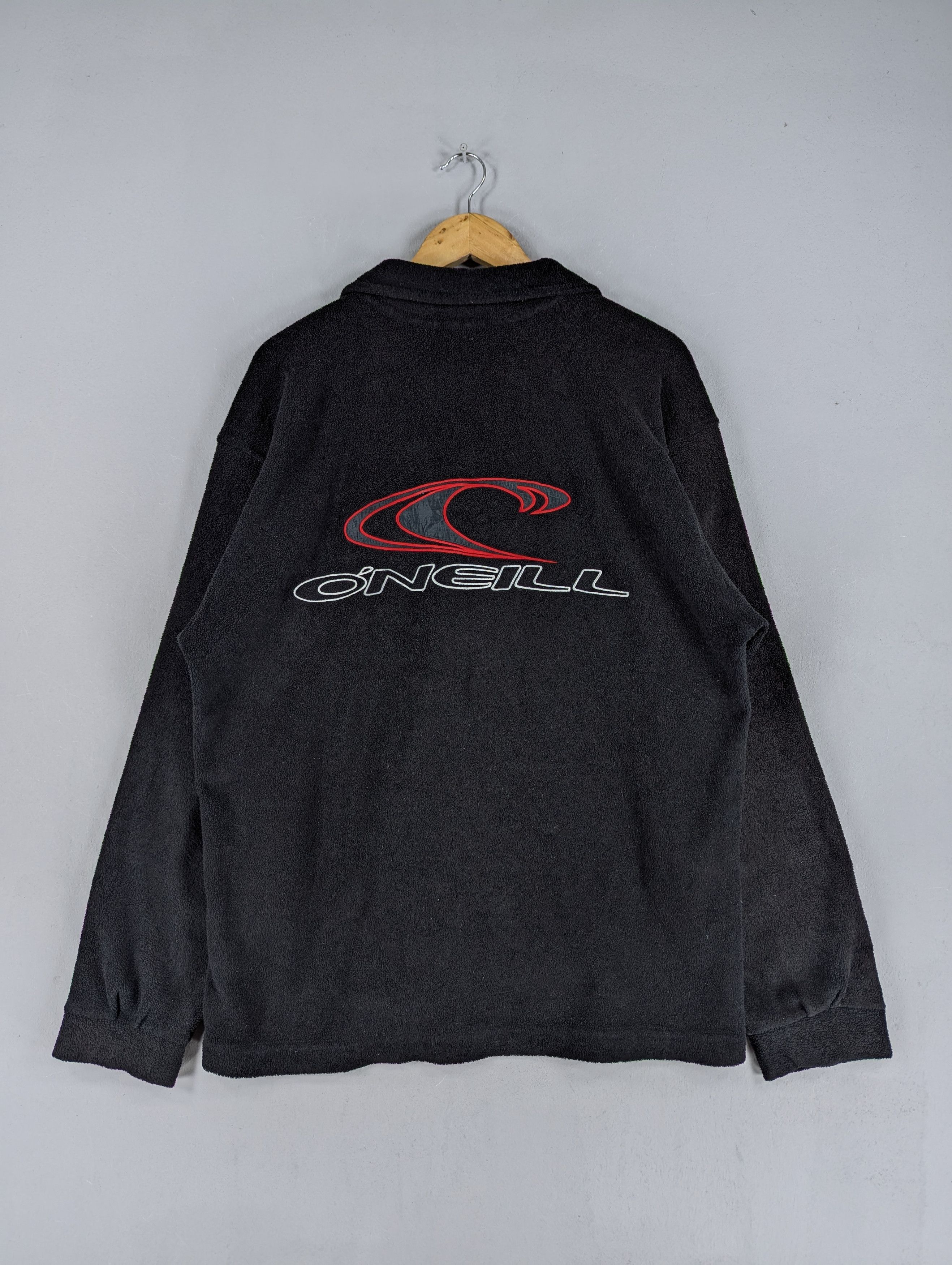 Vintage Y2k Oneill Surfing Fleece Halfzipper Pullover