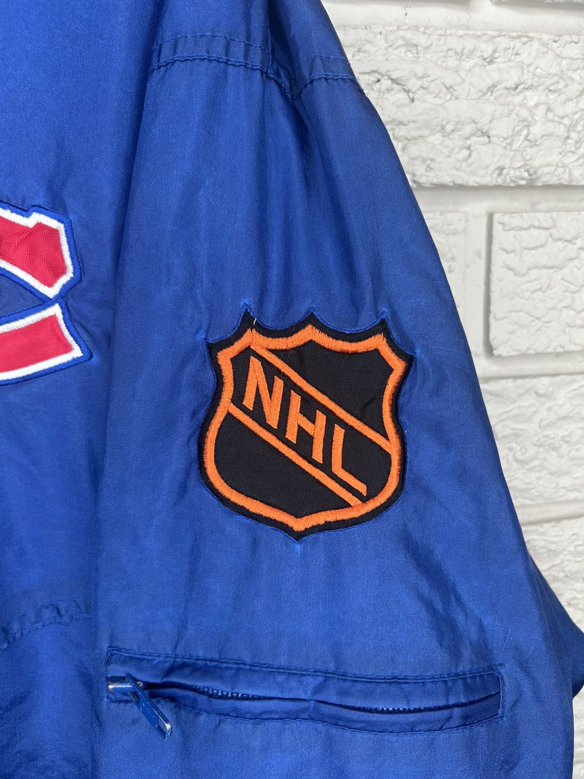Pro Player Vintage 90s Pro Player Montreal Canadians Nylon Jacket Size US XL / EU 56 / 4 - 4 Thumbnail