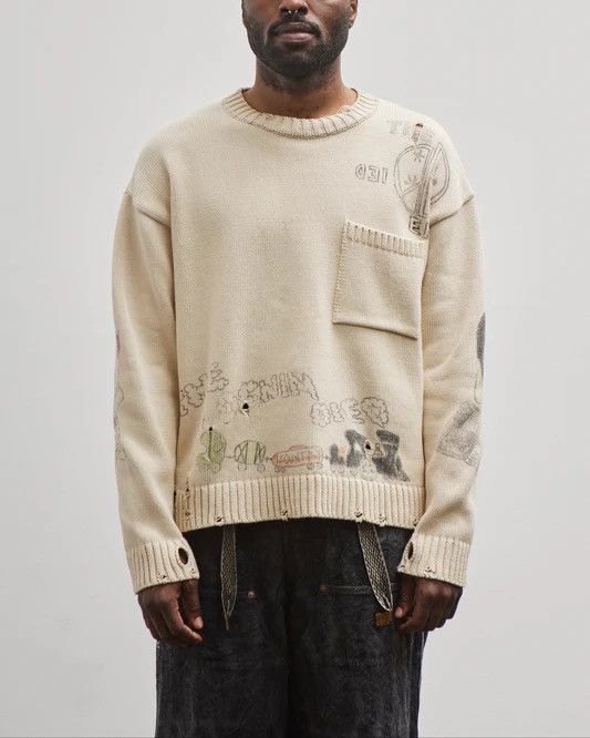 Kapital Kountry Kapital kountry 5G cotton knit crew neck Size US M / EU 48-50 / 2 - 4 Thumbnail