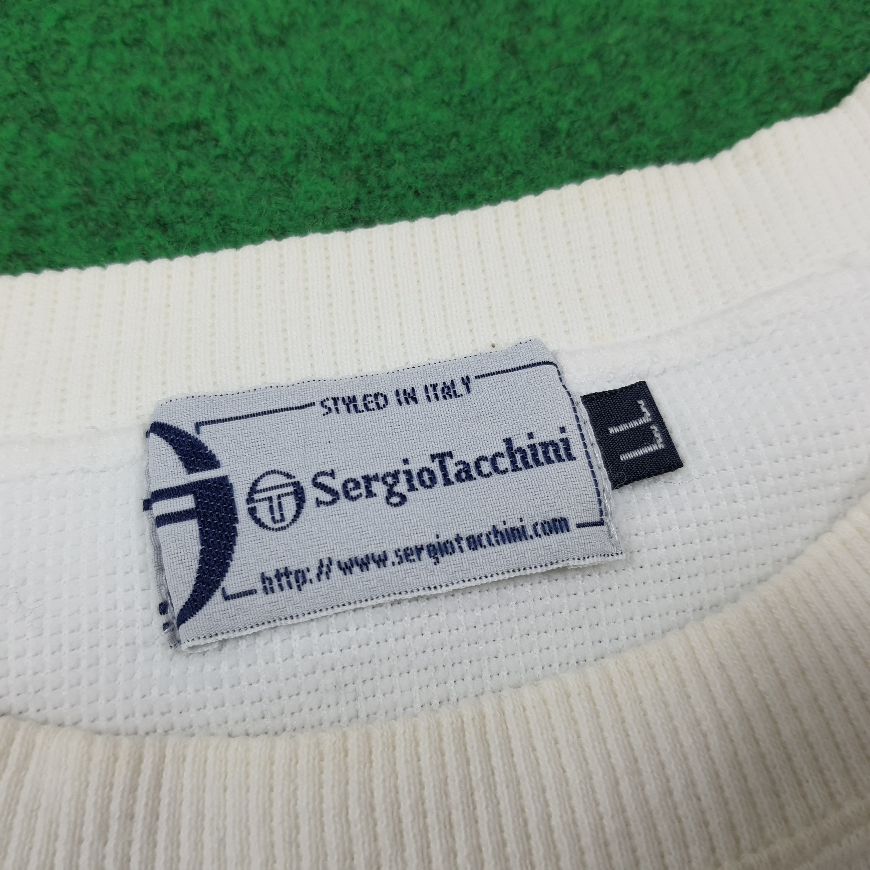 Sergio Tacchini Vintage Retro Sergio Tacchini Sweatshirt Navy Stripe C293N18 Size US XL / EU 56 / 4 - 5 Thumbnail