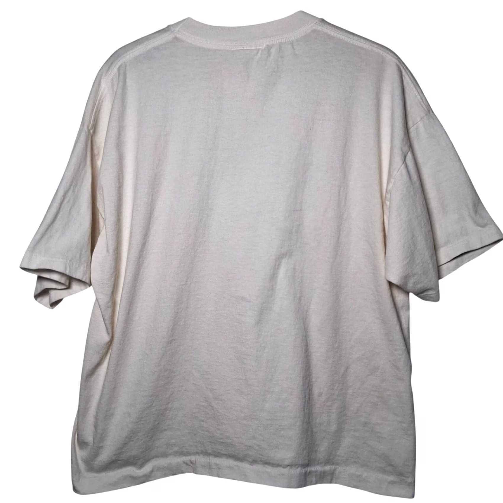 Vintage VINTAGE Brisco Bay Shirt Women 2XL White Bee Busy Zippety Nature T Buzzing Flowers Cotton Knit T-Shirt Short Sleeve Crew Neck Pullover Casual Graphic Size XXL / US 16-18 / IT 52-54 - 3 Thumbnail