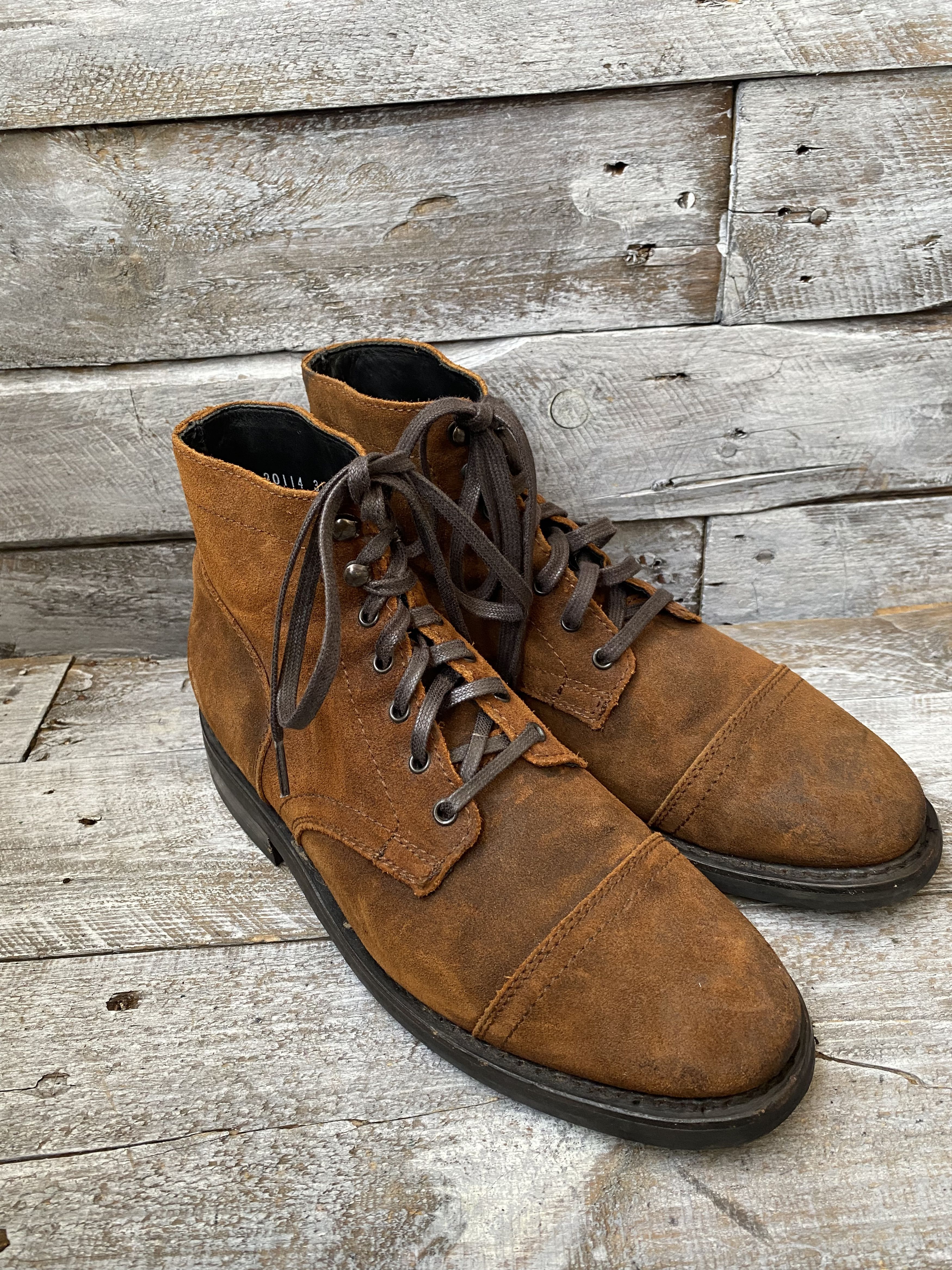 Thursday Boot Company Thursday's mustard brown suede boots sz 7.5 Size US 7.5 / EU 40-41 - 9 Thumbnail