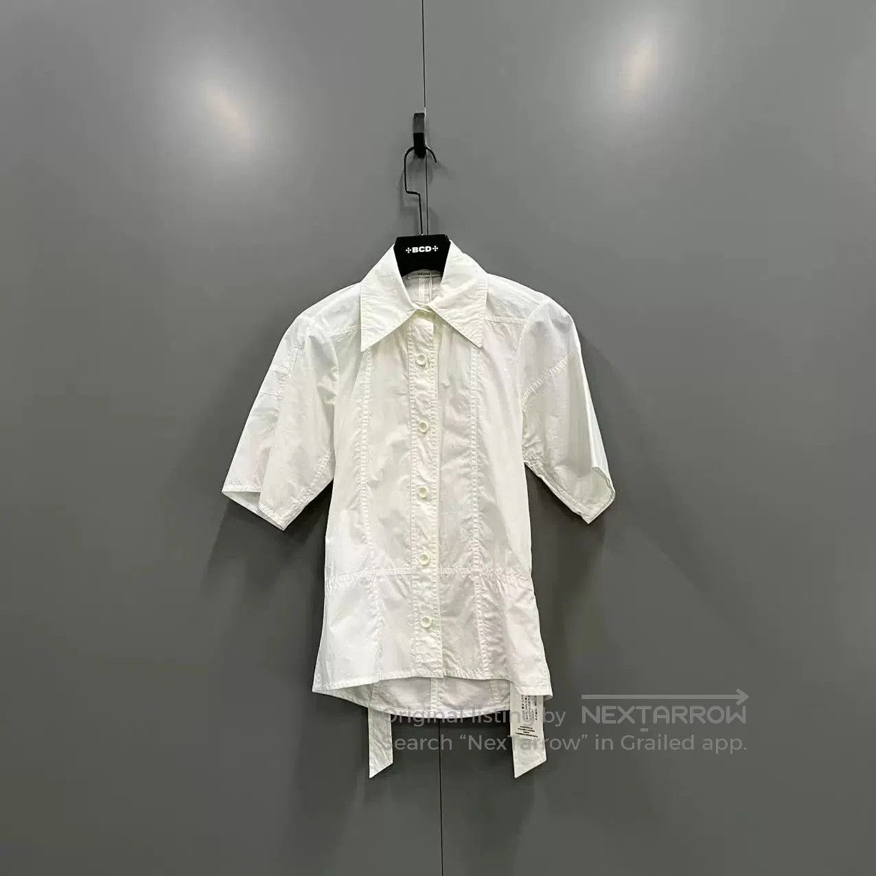 Celine CELINE White Short-Sleeve Shirt. Size XXS / US 00 / IT 34 - 1 Thumbnail