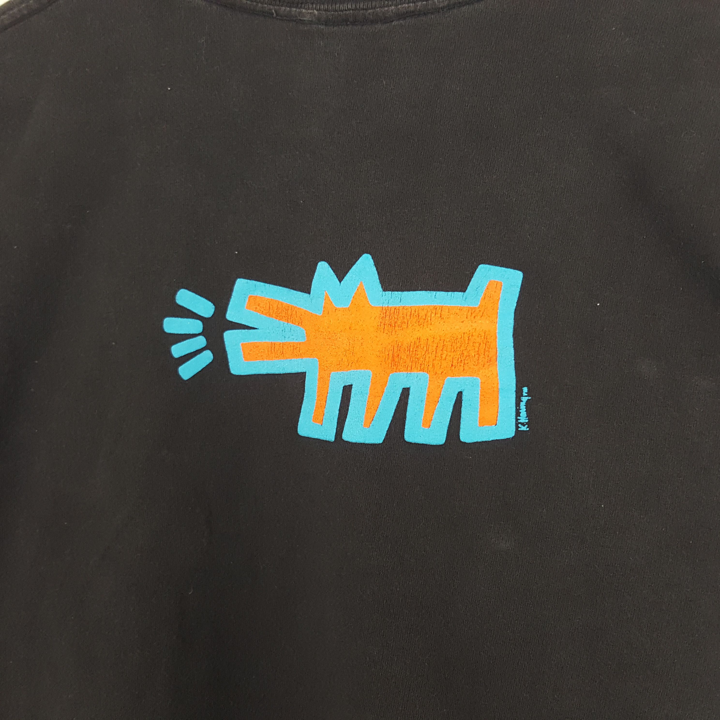 Keith Haring × Vintage Vintage Keith Haring x Pop Shop Tshirt Size US L / EU 52-54 / 3 - 4 Thumbnail