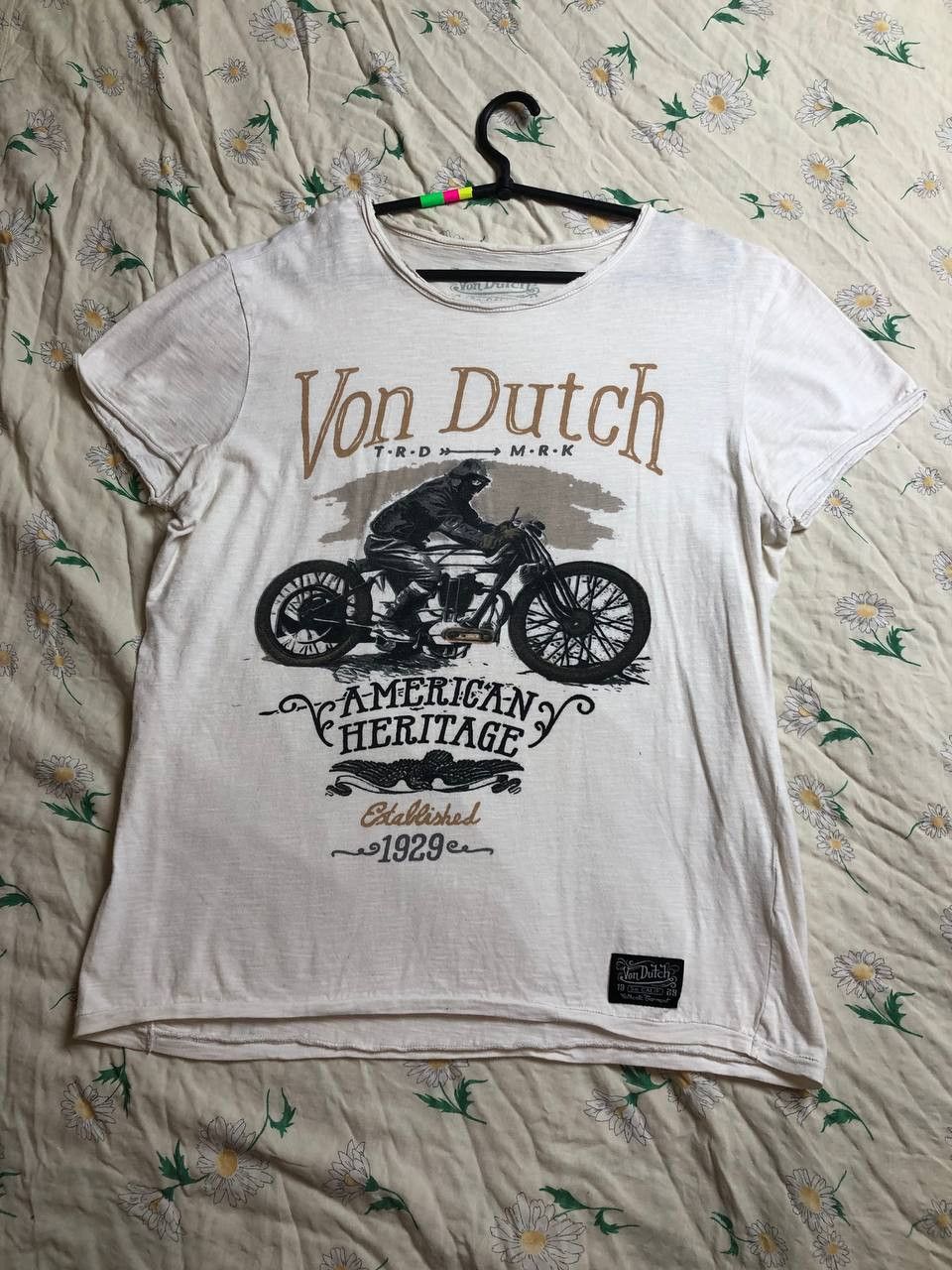 Von Dutch Von Dutch Motorcycle T-Shirt Sleeve Size US L / EU 52-54 / 3 - 1 Thumbnail