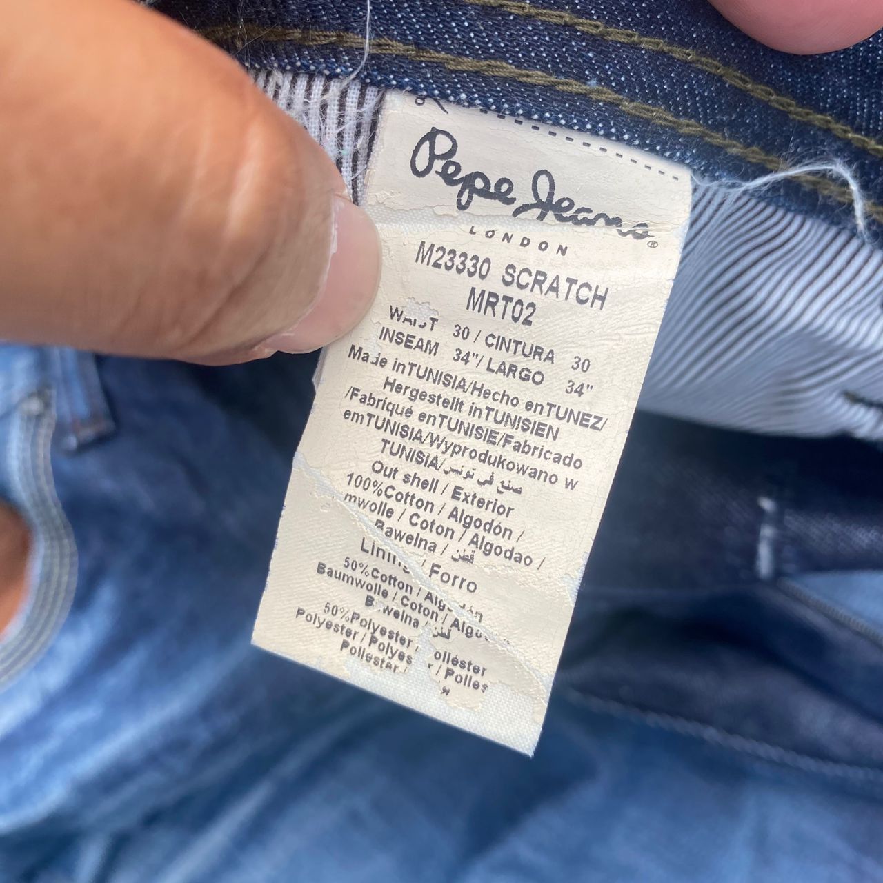 Pepe Jeans 💥Best Offer💥Vintage Pepe Jeans Rockers Riot Tour Denim Size US 32 / EU 48 - 15 Thumbnail