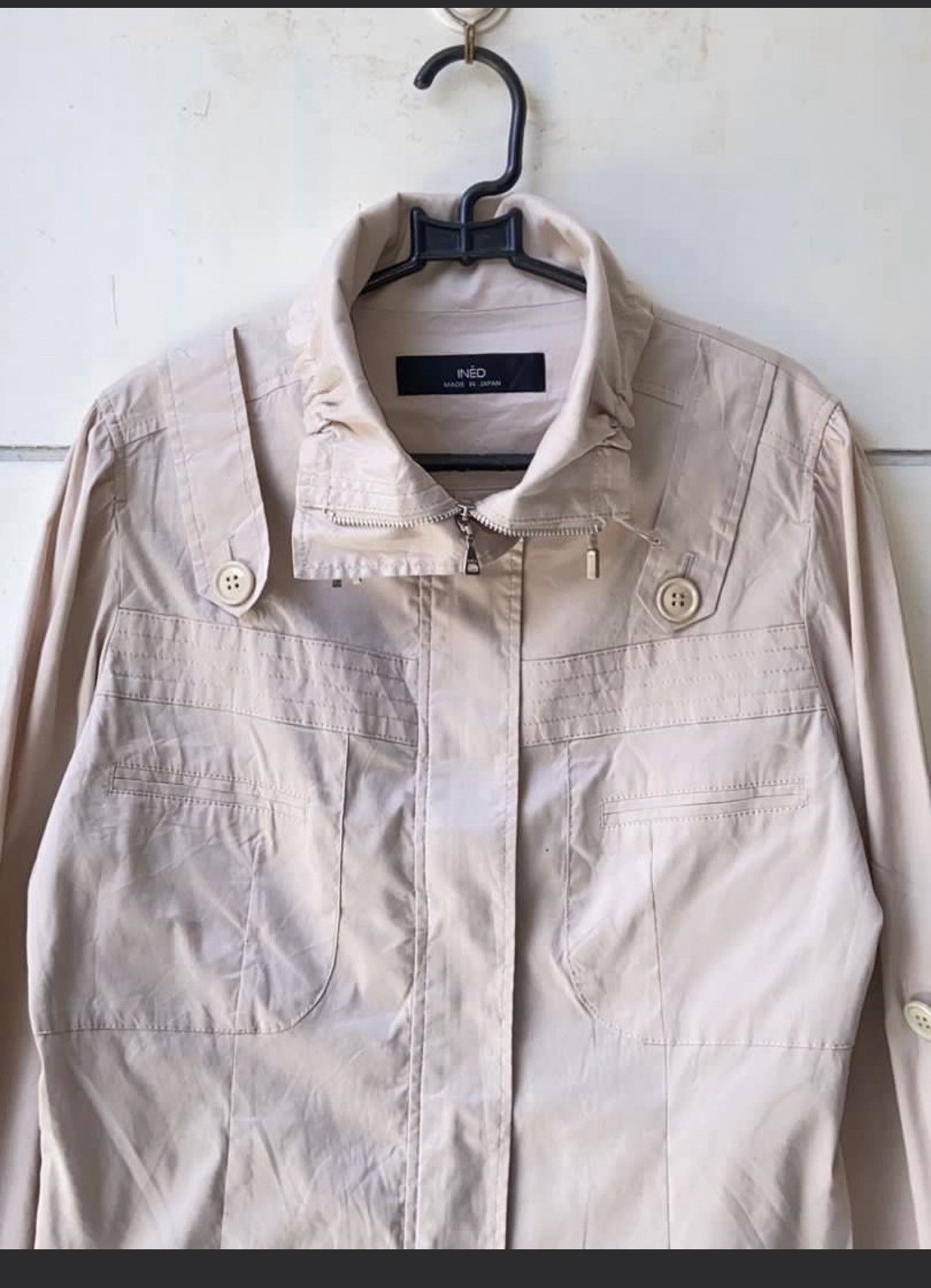 Other Ined Yohji Yamamoto Beige Zipper Jacket Size US S / EU 44-46 / 1 - 2 Thumbnail