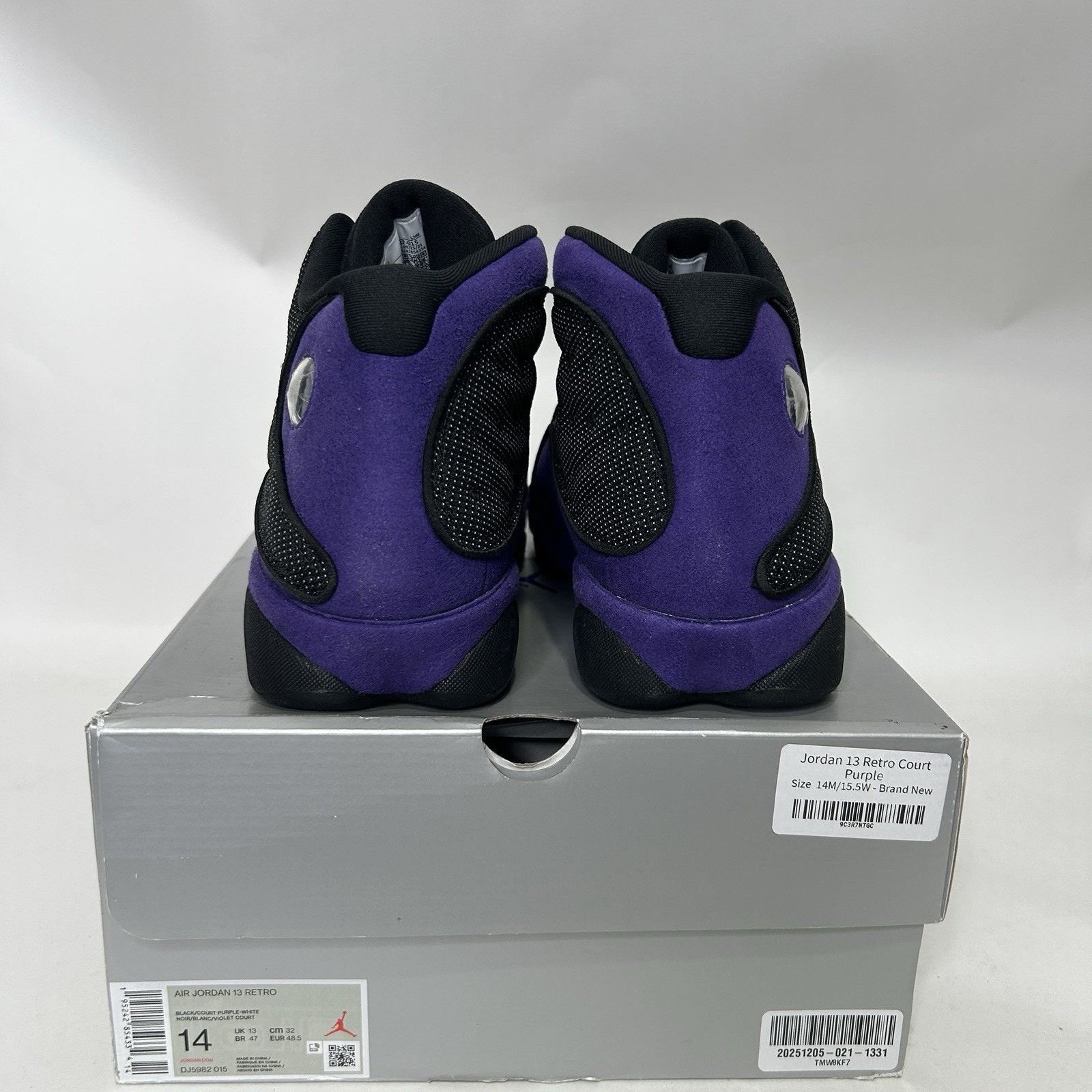 Jordan Brand Nike Air Jordan Retro 13 "Court Purple" DJ5982-015 Size US 14 / EU 47 - 4 Thumbnail