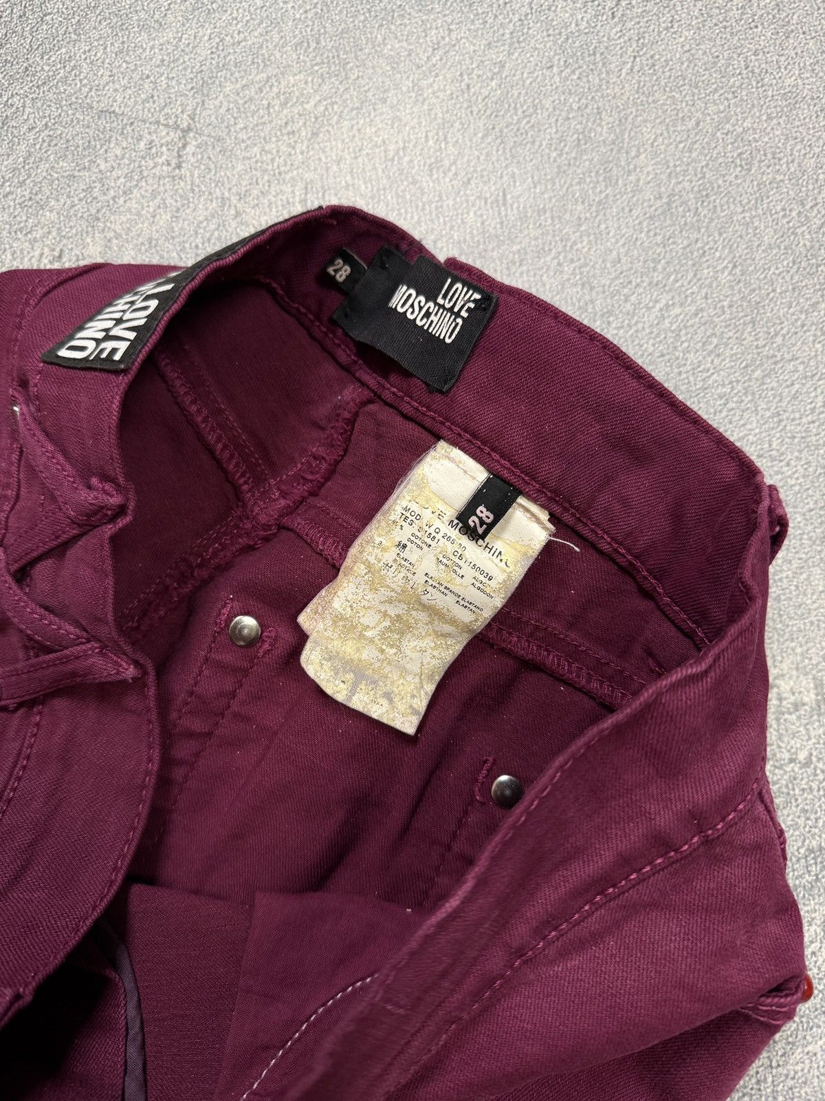 Moschino Vintage Y2K Moschino Jeans Denim Pants Size US 28 / EU 44 - 7 Thumbnail