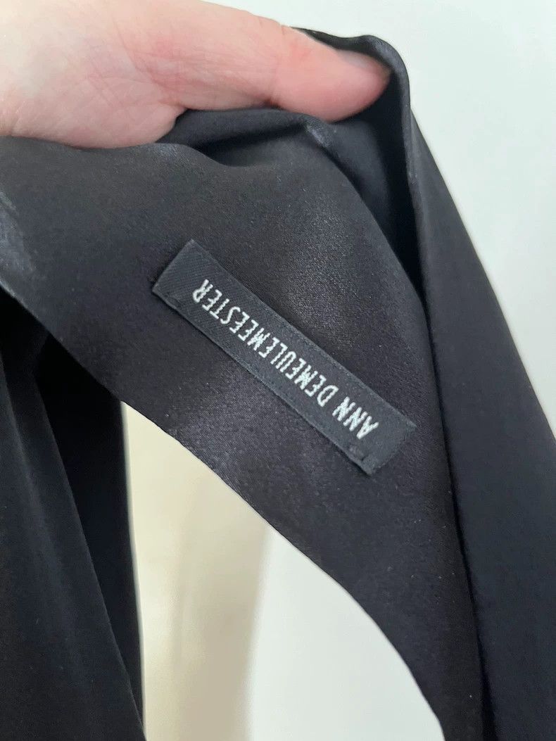 Ann Demeulemeester ann demeulemeester Silk scarf with fringe Size ONE SIZE - 5 Thumbnail