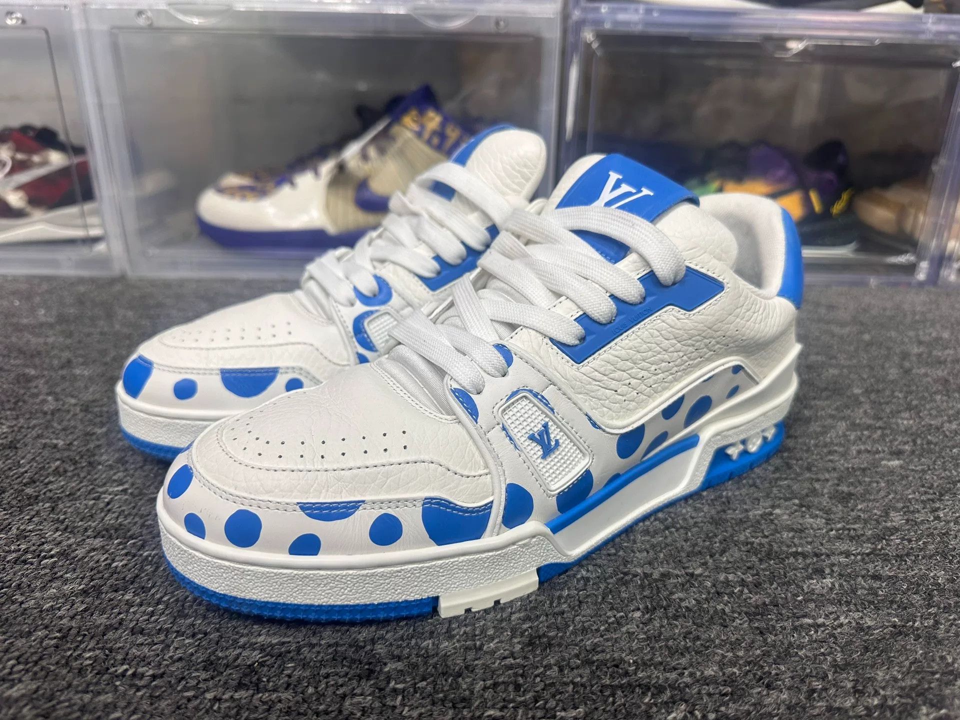 Louis Vuitton Louis Vuitton Training Blue Lowtop Sneakers 10 Men Size US 10 / EU 43 - 1 Thumbnail