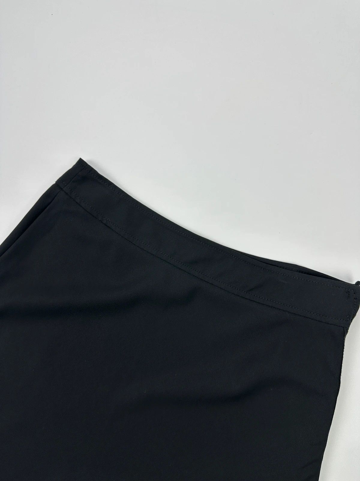 Prada Prada Sport 00’s Black Wool Mid Length Skirt Size 28" / US 6 / IT 42 - 2 Thumbnail
