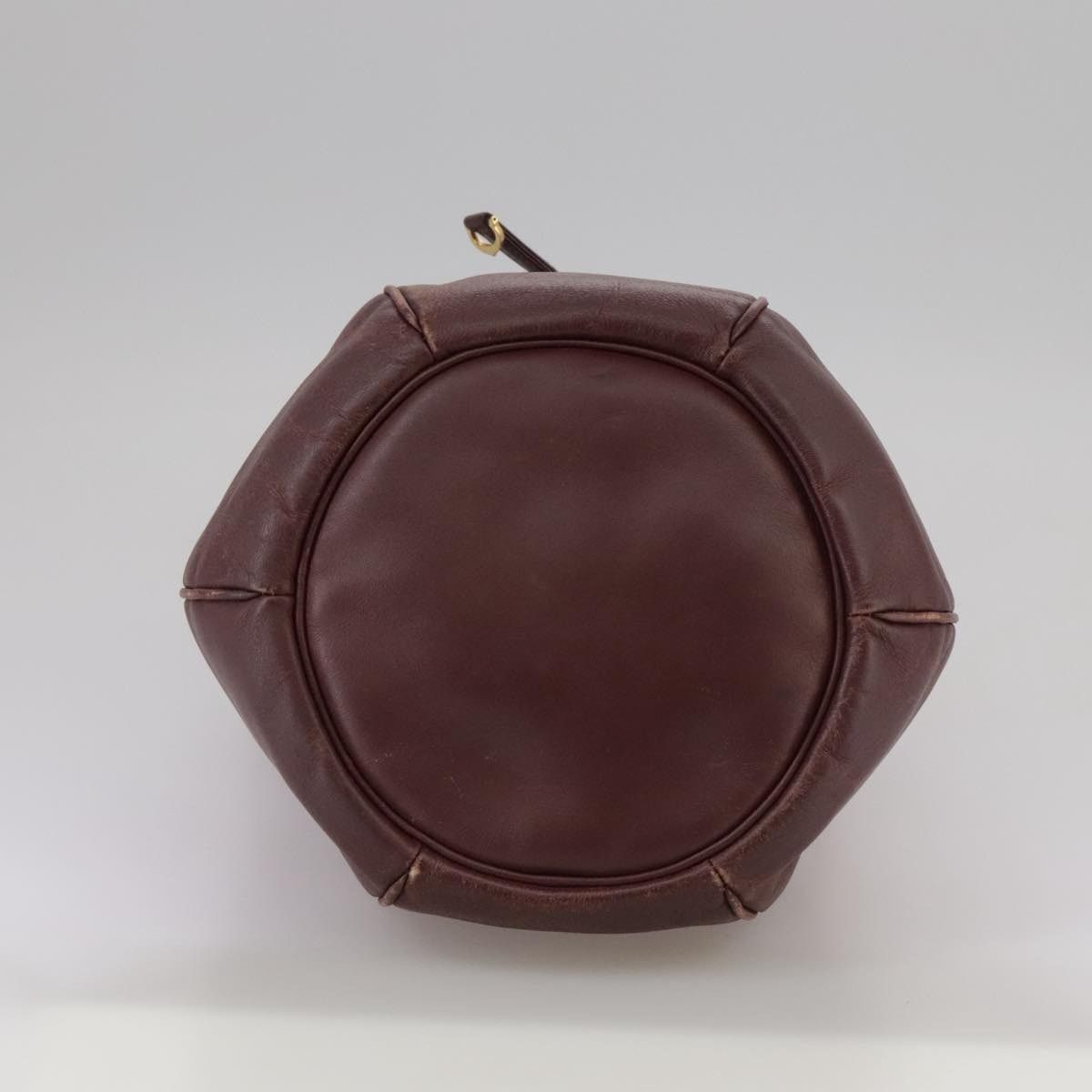Cartier Cartier Shoulder Bag Leather Bordeaux Gold Size ONE SIZE - 11 Thumbnail