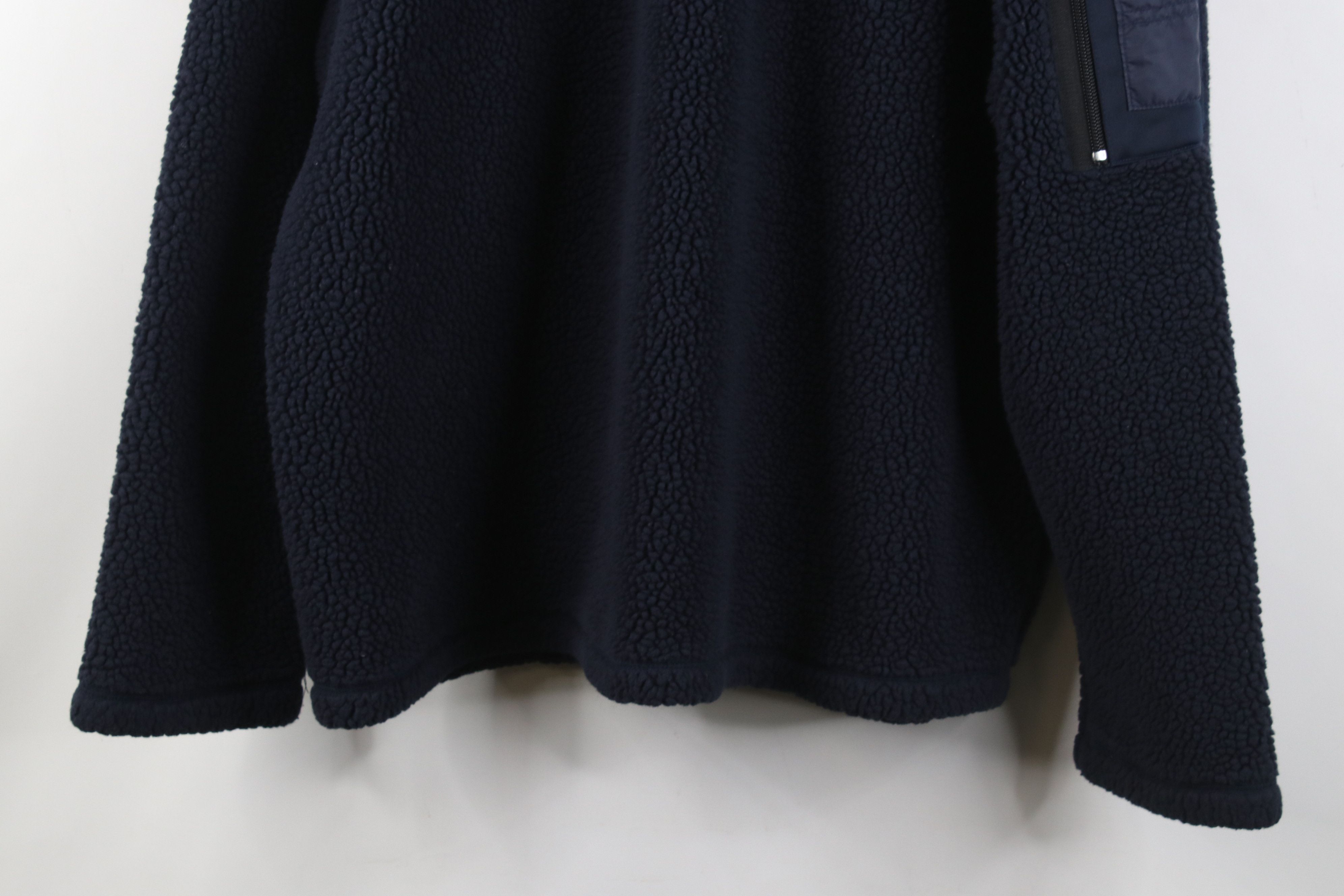 Tommy Hilfiger Vintage 90s Tommy Hilfiger Deep Pile Fleece 1/4 Zip Sweater Size US L / EU 52-54 / 3 - 3 Thumbnail