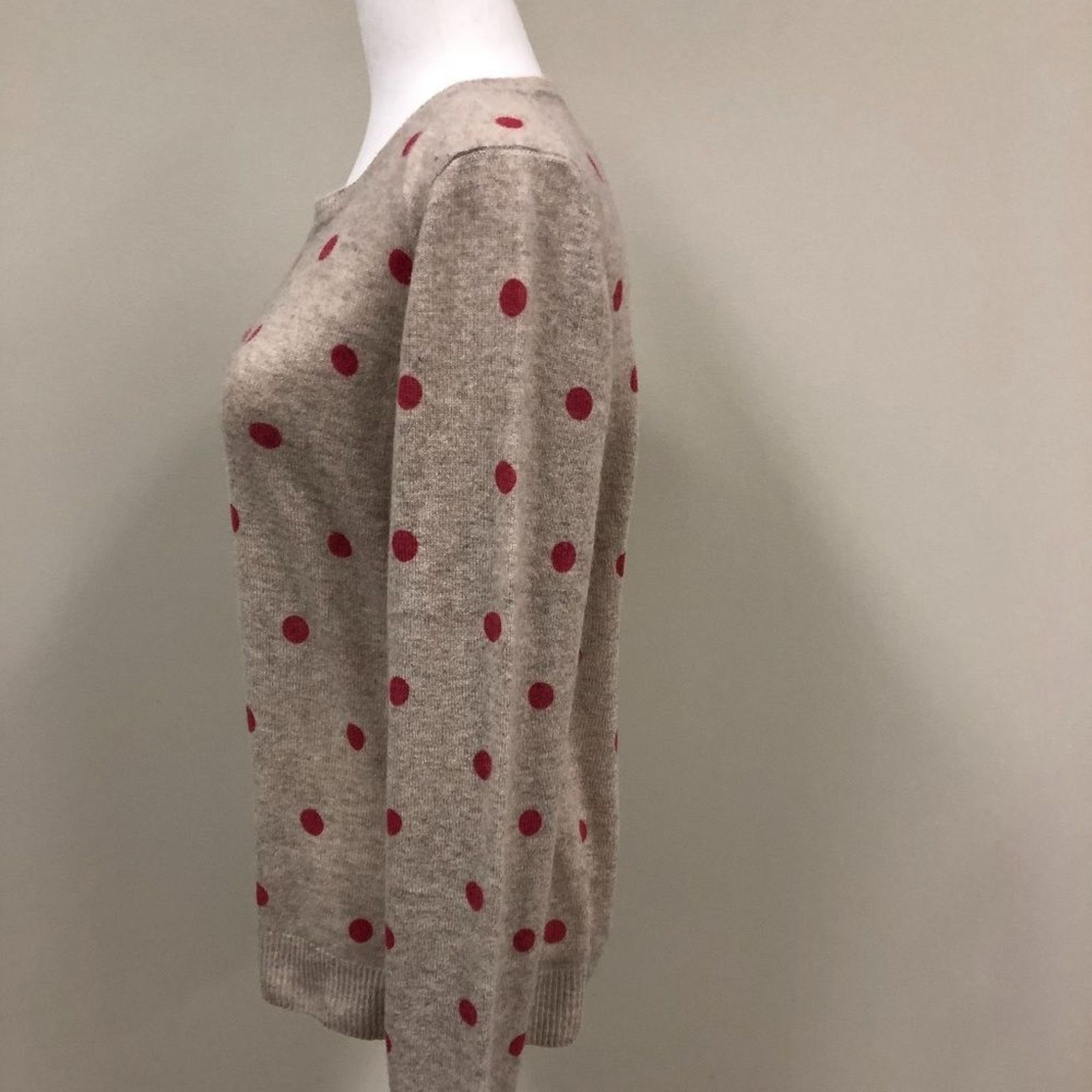 Rachel Zoe 100% 2-Ply Cashmere Sweater With Polka Dots from Rachel Zoe Size L / US 10 / IT 46 - 2 Thumbnail