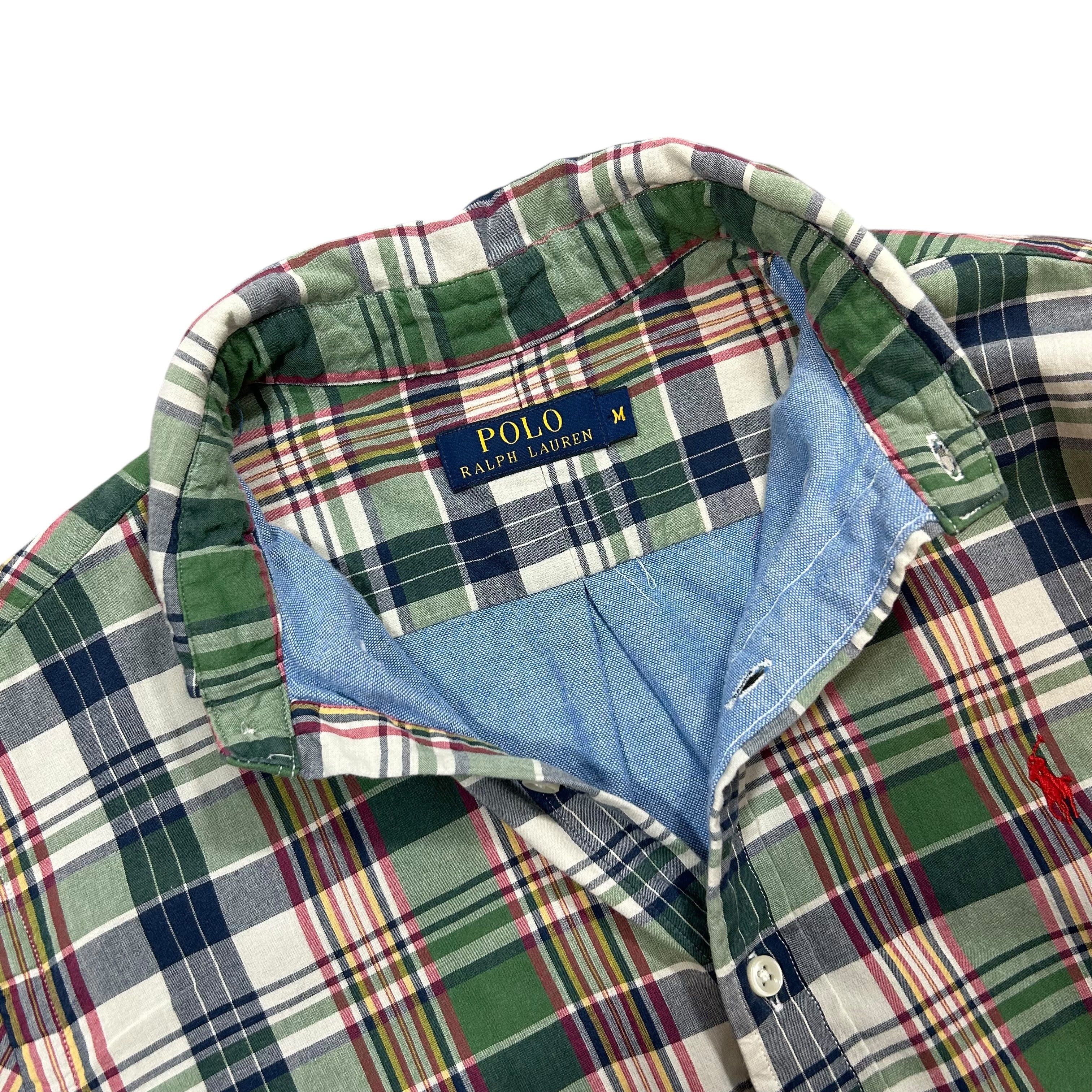 Polo Ralph Lauren Polo Ralph Lauren Green Check Lined Shirt Cotton M Size US M / EU 48-50 / 2 - 5 Thumbnail