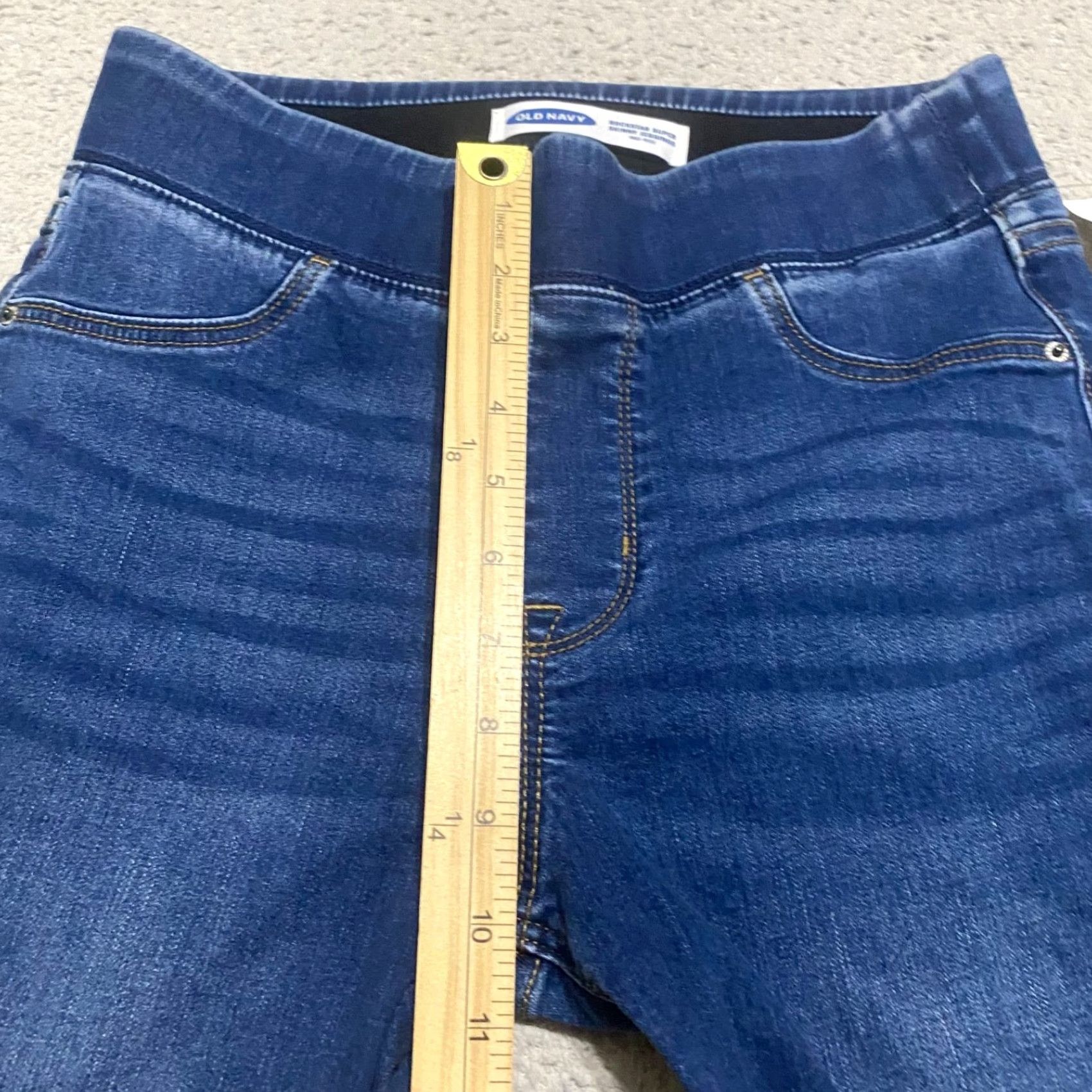 Old Navy VINTAGE NWT Old Navy Womens Jeans Blue Denim 6 Tall Skinny Stretch 5-Pocket Women Size 28" / US 6 / IT 42 - 7 Thumbnail