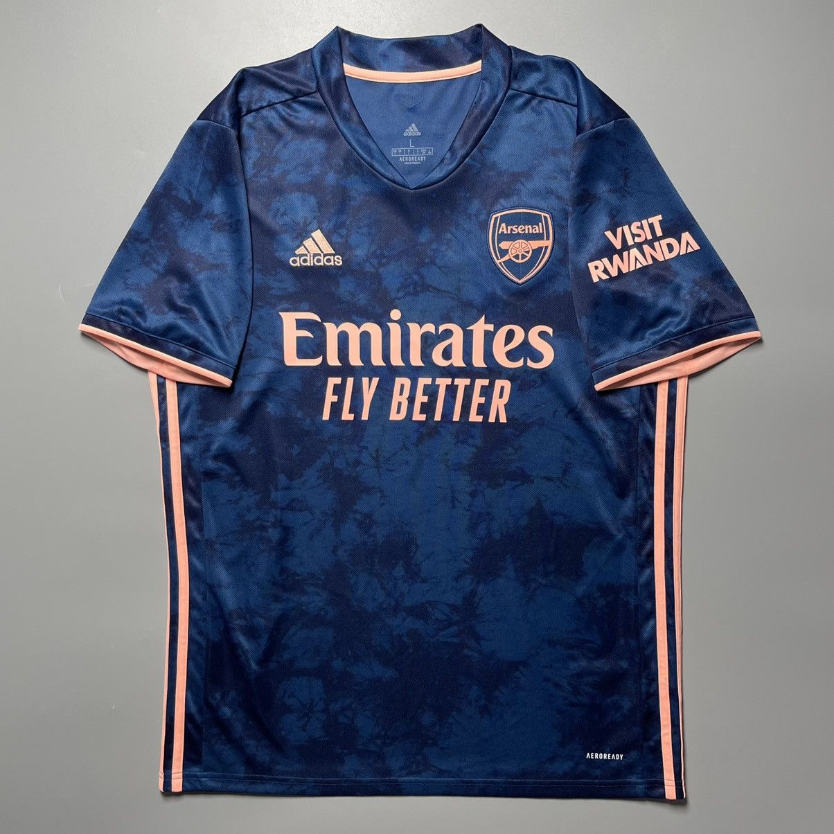 Vintage ARSENAL ADIDAS 2020/2021 SOCCER THIRD JERSEY #35 MARTINELLI Size US L / EU 52-54 / 3 - 2 Thumbnail