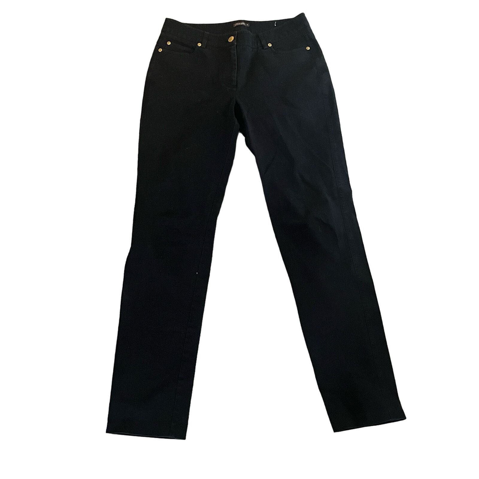 J.McLaughlin J.McLaughlin Black Slim-Fit Jeans - Size 6, EUC Size 28" / US 6 / IT 42 - 1 Thumbnail