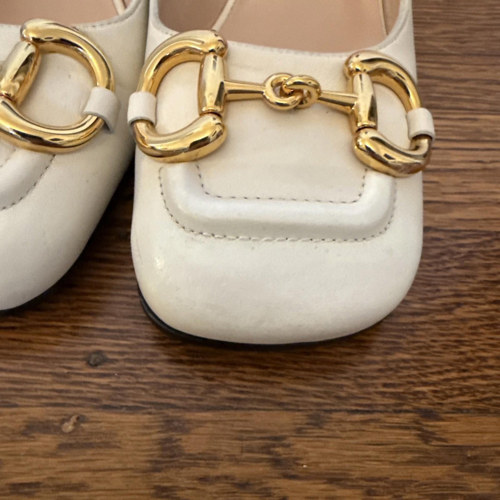 Gucci Gucci horsebit Leather Sandals,size 35.5 Size US 5.5 / IT 35.5 - 4 Thumbnail