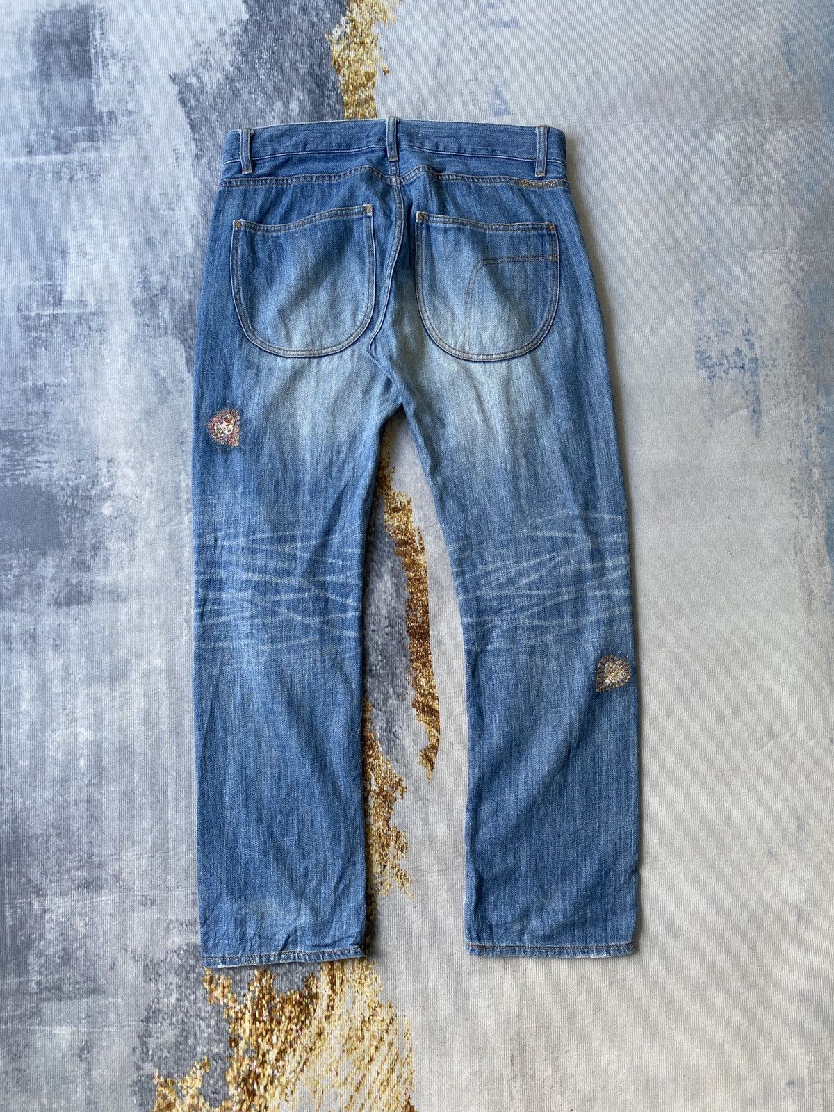 Issey Miyake Vintage 90’s Tsumori Chisato By Issey Miyake Distressed Jean Size US 33 - 4 Thumbnail