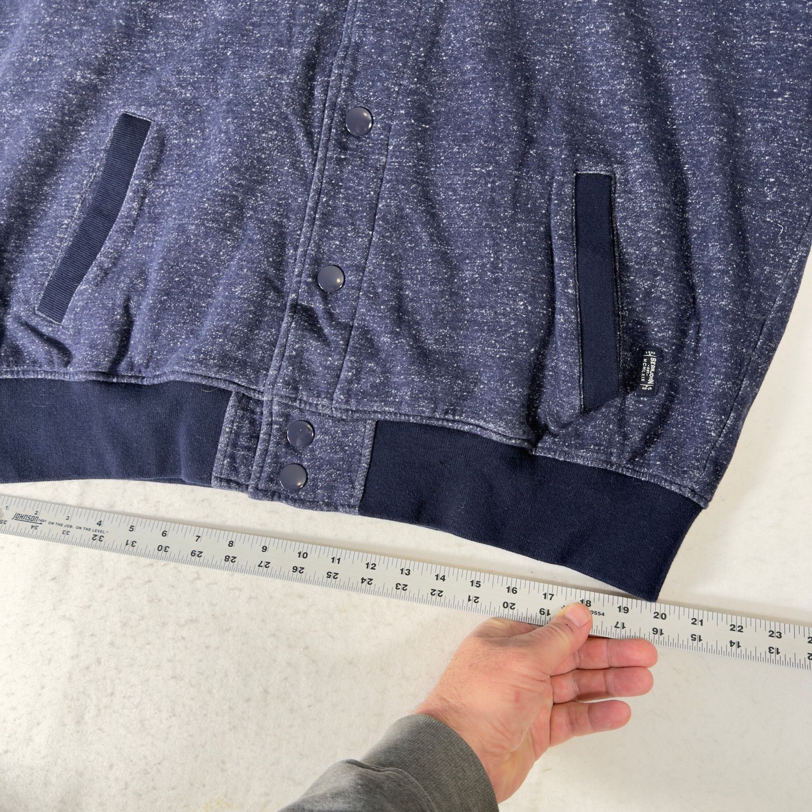 Sean John Sean John Fleece Shacket Snaps Jacket Men XXXL 3XL Blue Grey Size US L / EU 52-54 / 3 - 13 Thumbnail