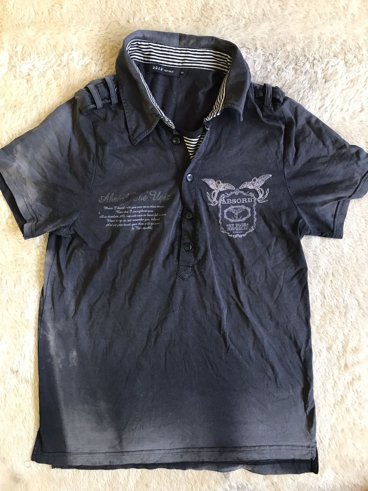 Japanese Brand Y2k Ugiz Republic Lace Collar Punk Goth Grunge Size US M / EU 48-50 / 2 - 1 Thumbnail