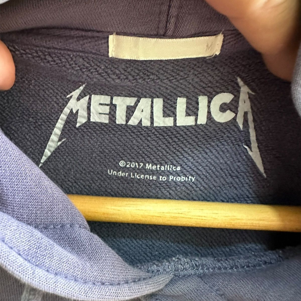 Band Tees × Metallica × Vintage Vintage Metallica Push head 2017 Hoodie Size US M / EU 48-50 / 2 - 6 Thumbnail