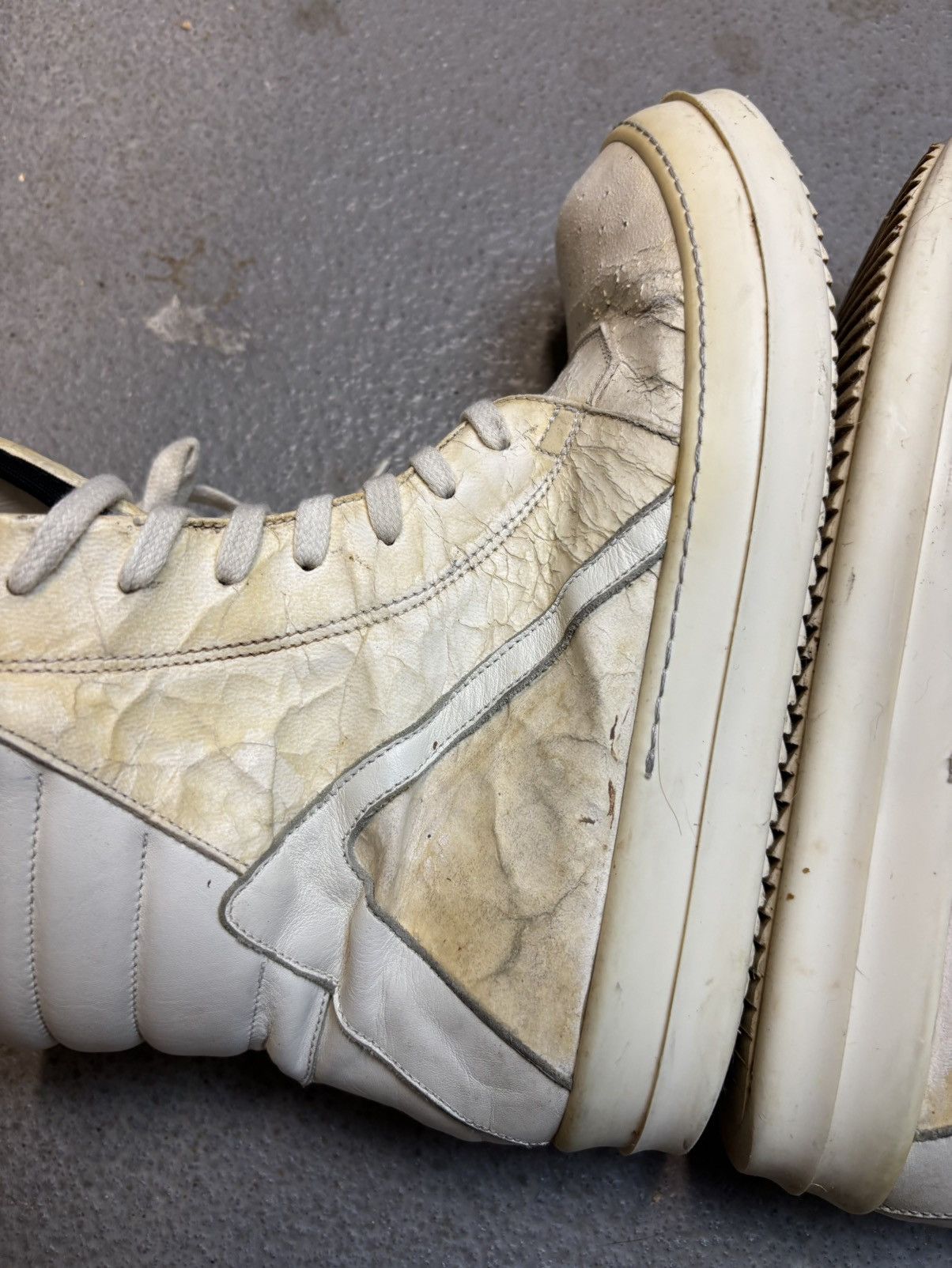 Rick Owens Rick Owens Geobasket Schuhe Shoes Sneakers Size US 9.5 / IT 39.5 - 12 Thumbnail