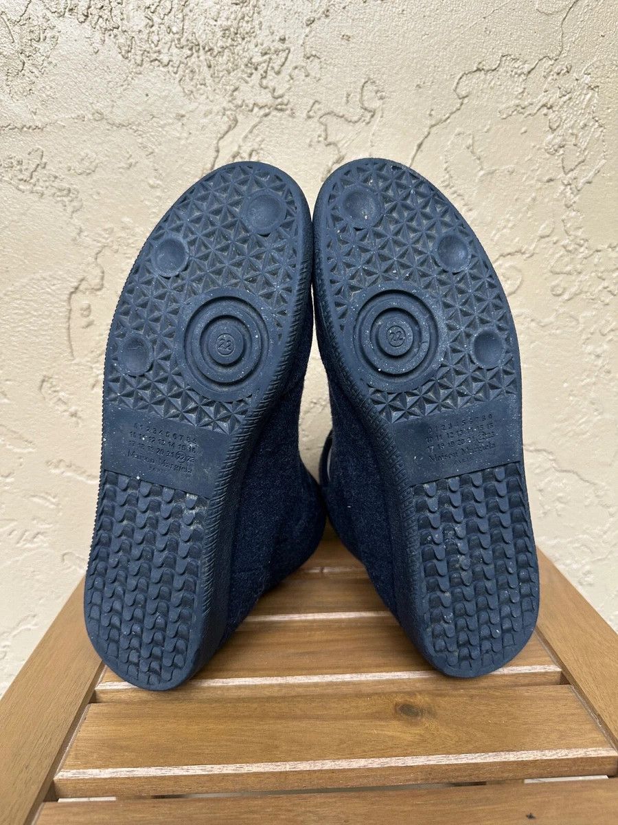 Maison Margiela Maison Margiela Future Navy Blue Wool 8 41 High Tops Size US 8 / EU 41 - 8 Thumbnail
