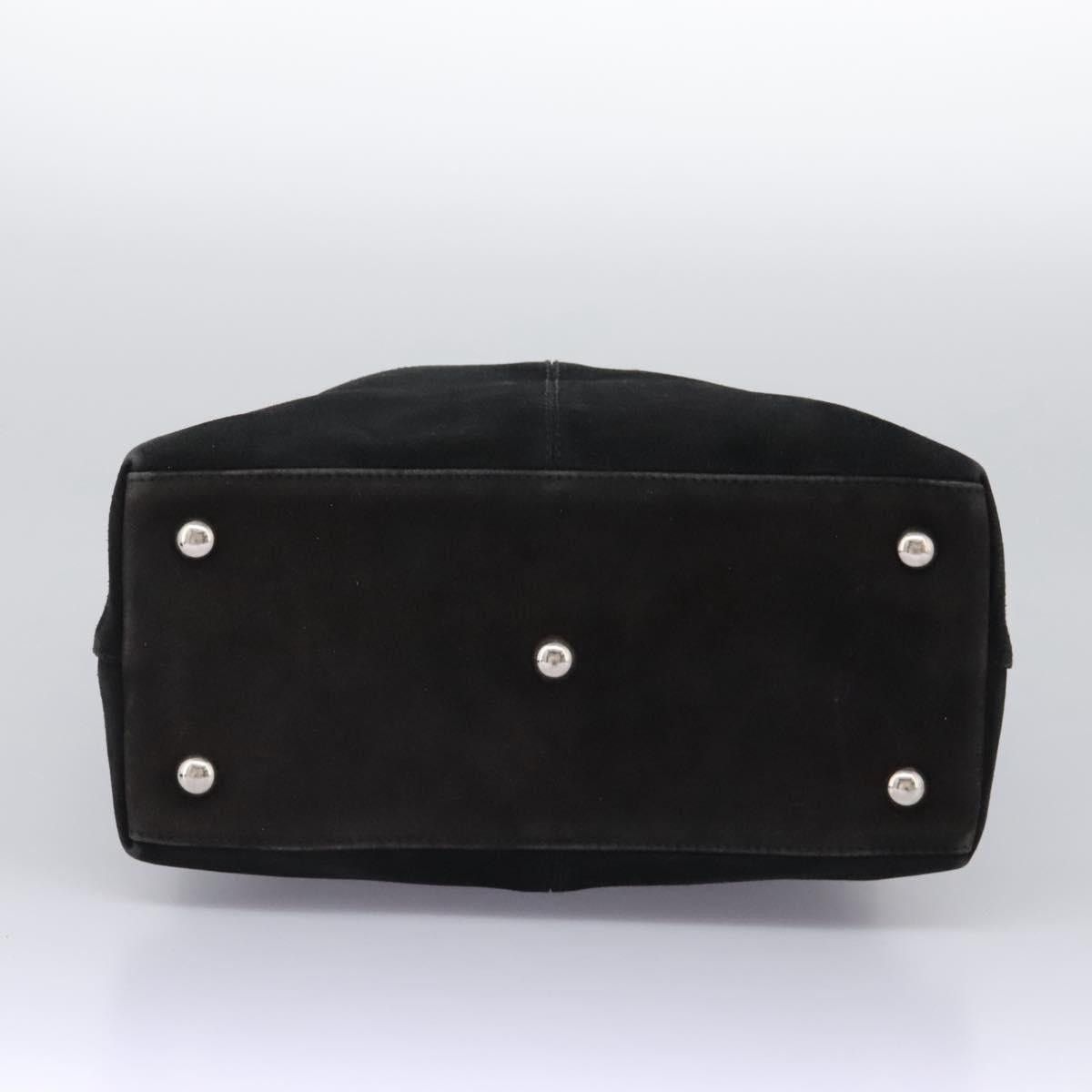 Gucci GUCCI Hand Bag Suede Black Silver Size ONE SIZE - 6 Thumbnail