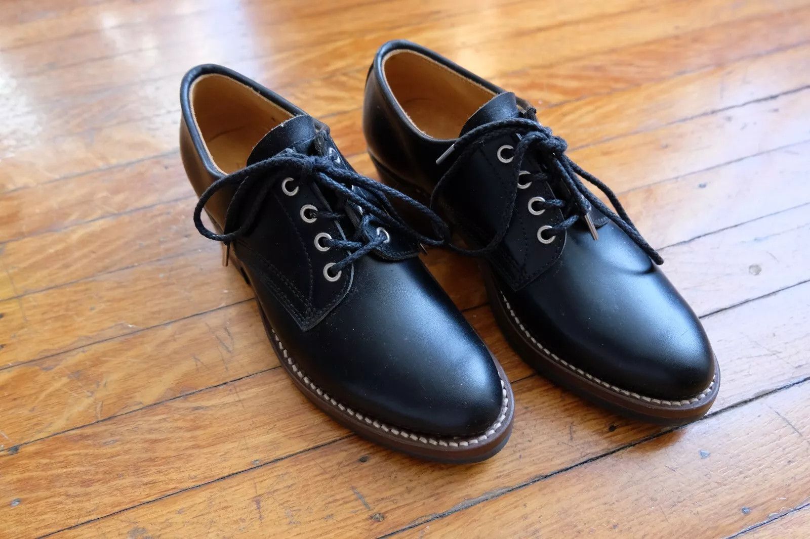 zerrows Serviceman [Overdyed Horse Butt Leather] [Size 4E] NWOB Size US 5 / IT 35 - 1 Thumbnail