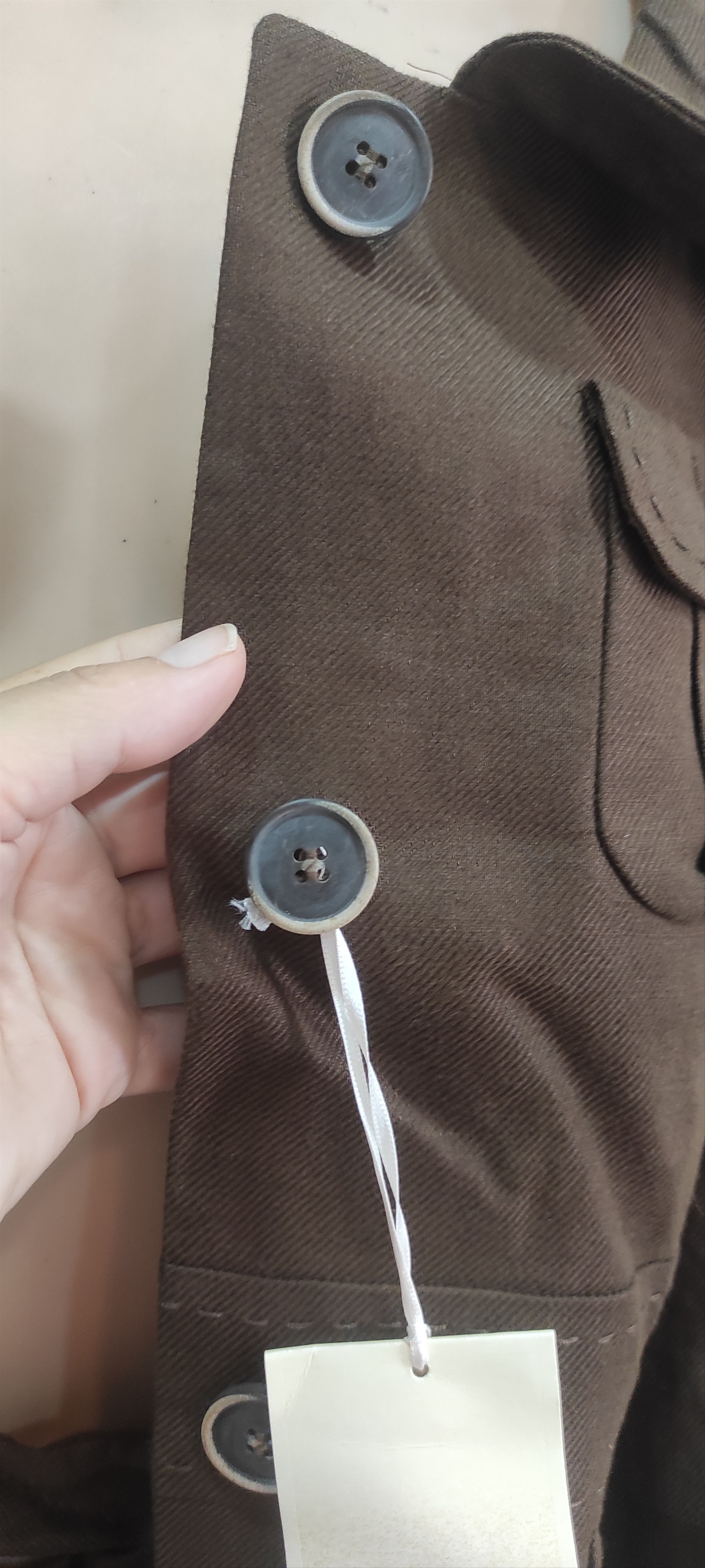 Massimo Dutti Massimo Dutti Brown Linen Classic Women Suit Made Spain Size M / US 6-8 / IT 42-44 - 22 Thumbnail