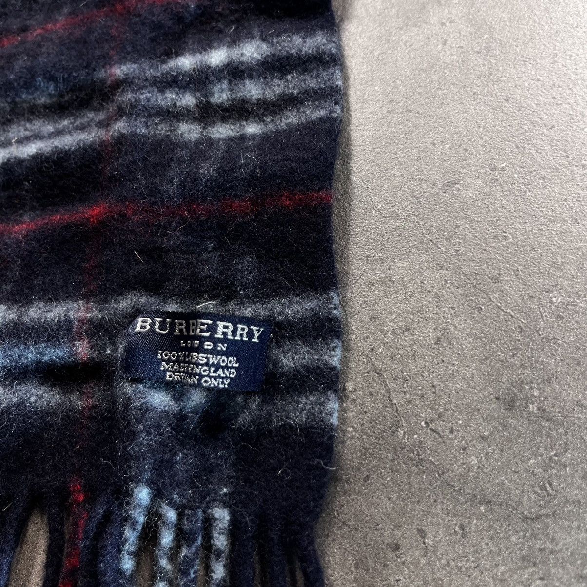 Burberry Burberry London 00s Vintage Lambs Wool Scarf Scarv Old Money Size ONE SIZE - 5 Thumbnail