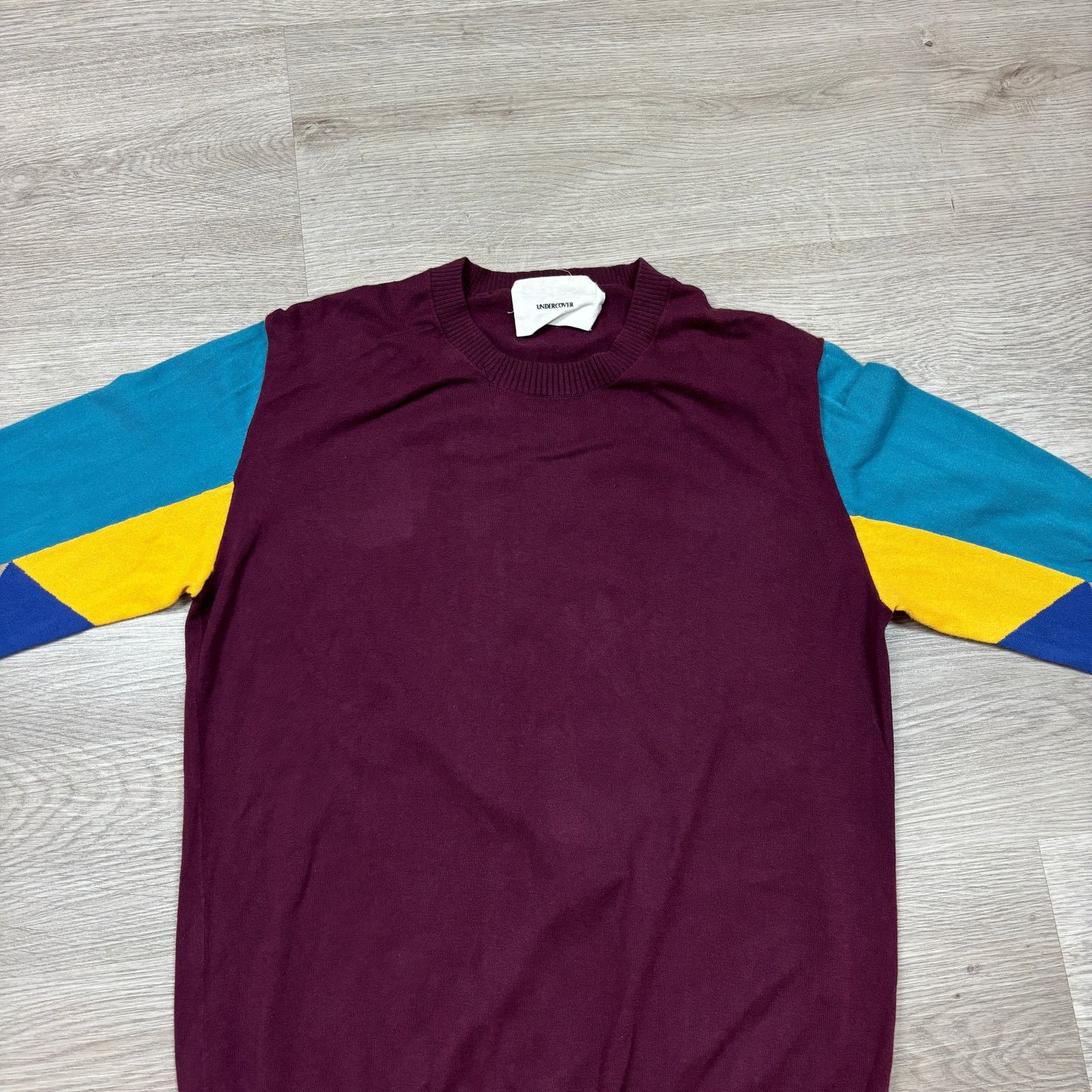 Jun Takahashi × Undercover Undercover Panelled Cotton Jersey Sweater S/S 2013 Men's 4/L Size US L / EU 52-54 / 3 - 2 Thumbnail