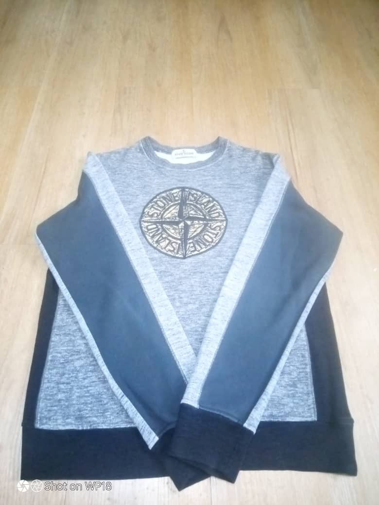 Stone Island × Vintage Vintage Stone Island Sweatshirt Grey Size US S / EU 44-46 / 1 - 9 Thumbnail