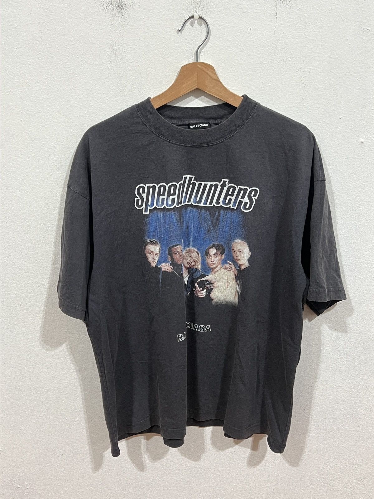 Balenciaga Balenciaga Speed Hunters Band Logo Tee Size US M / EU 48-50 / 2 - 1 Thumbnail