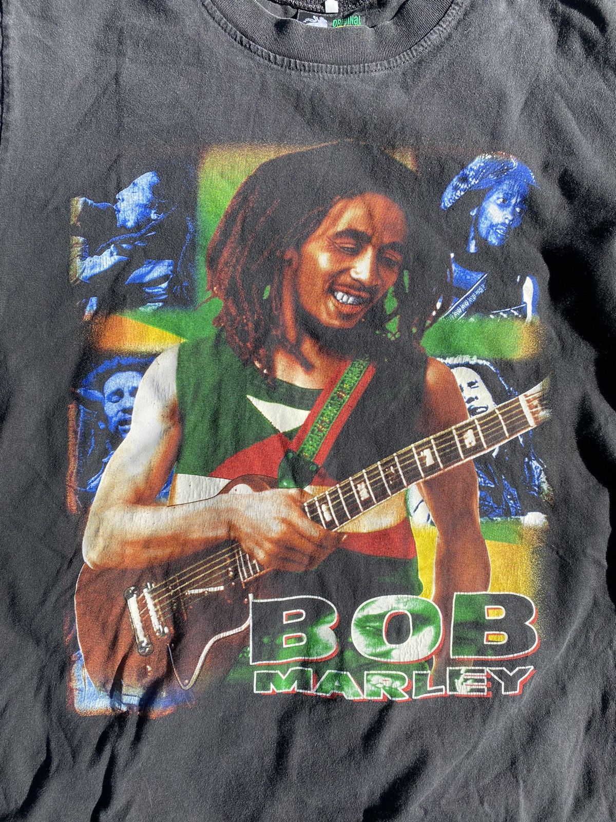 Band Tees × Bob Marley × Vintage VINTAGE Y2K Bob Marley Tee Size US M / EU 48-50 / 2 - 2 Thumbnail