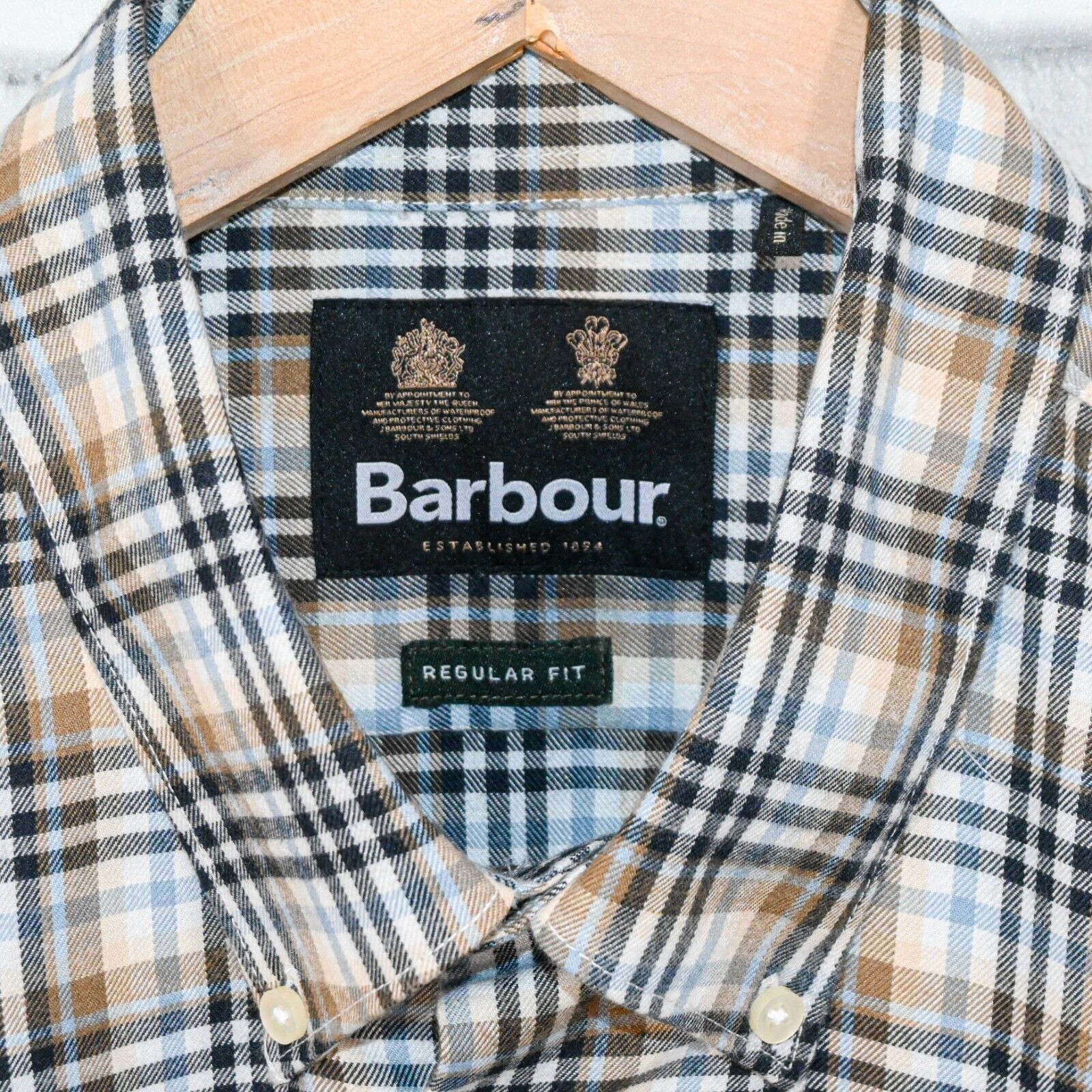 Barbour Barbour Button Down Eastwick Shirt Multi color plaid cotton Size US L / EU 52-54 / 3 - 2 Thumbnail