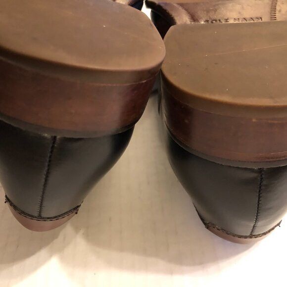 Cole Haan COLE HAAN MEN'S BLACK LEATHER DRESS SHOES SIZE: 11M Size US 11 / EU 44 - 8 Thumbnail