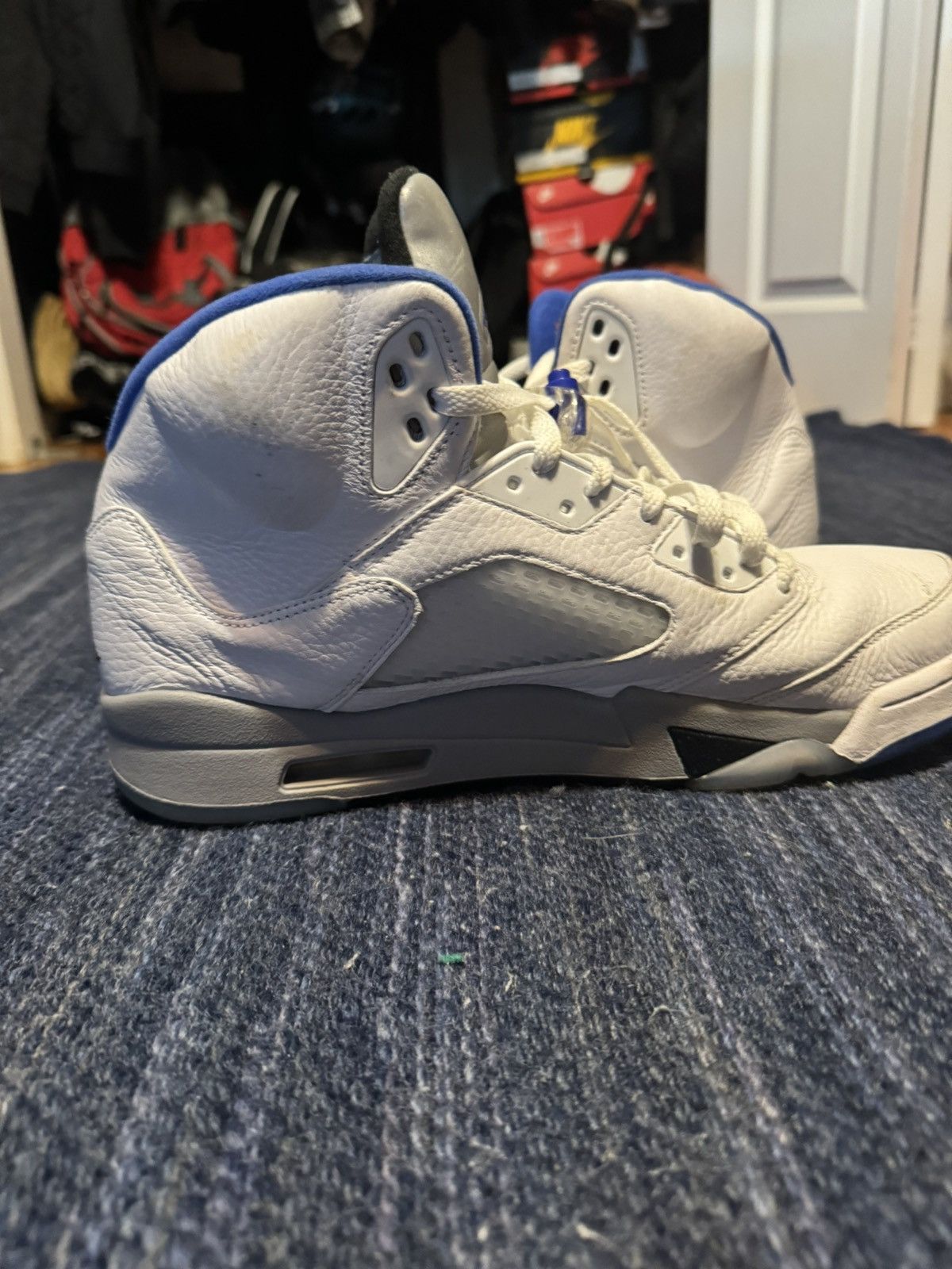 Jordan Brand Jordan 5 Retro White Stealth Size US 13 / EU 46 - 6 Thumbnail