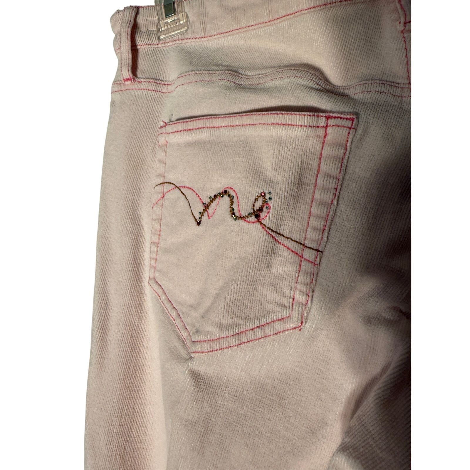 L.E.I. L.E.I Pink Corduroy Women's Size 16 Straight Leg Pants Y2K Size 38" / US 16 / IT 52 - 2 Thumbnail