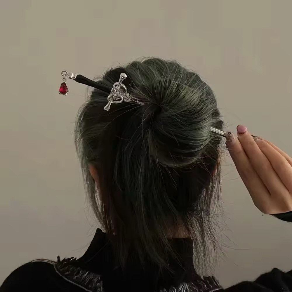 Japanese Brand × Jewelry Creative Sword Ruby Pendant Hairpins Size ONE SIZE - 2 Thumbnail