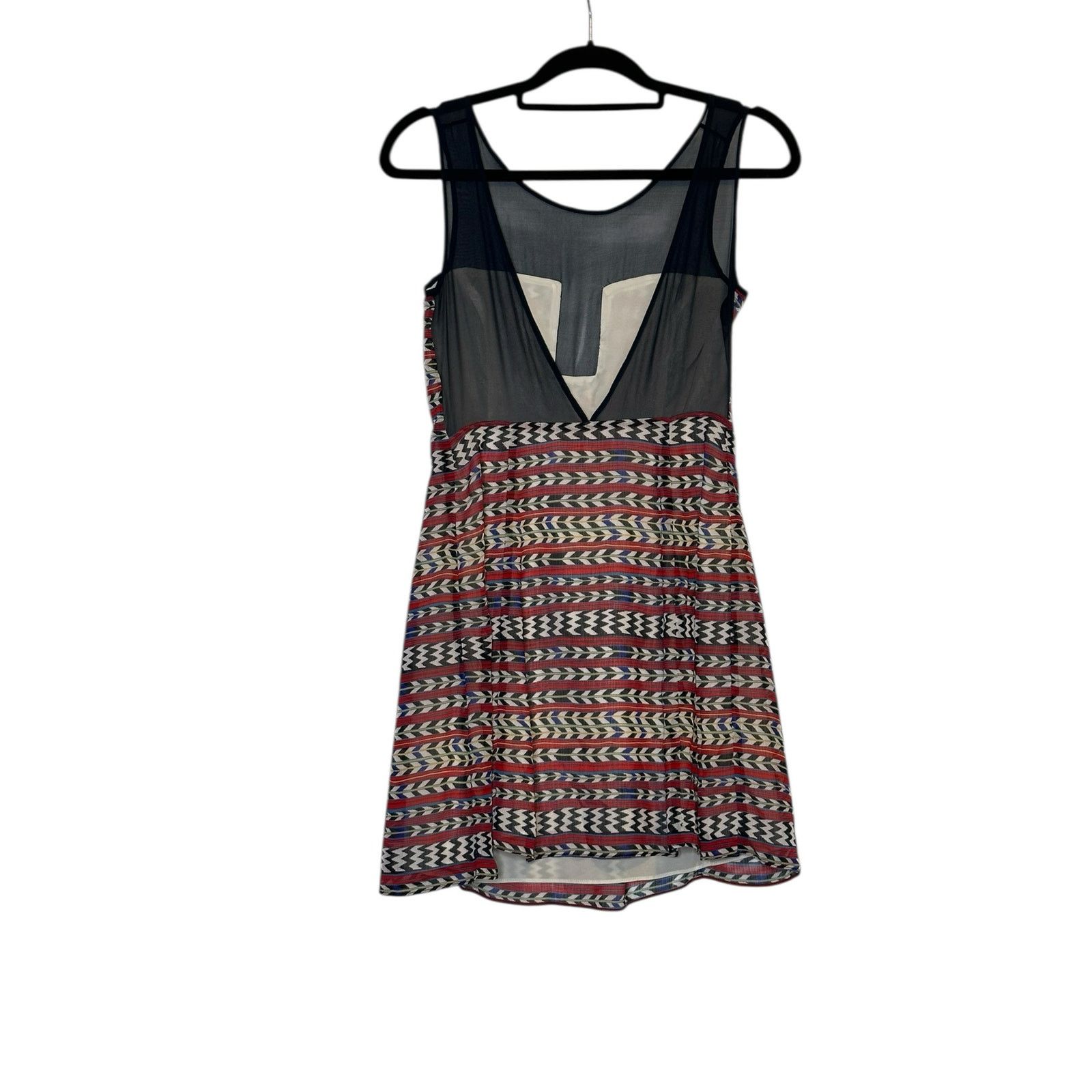 Mara Hoffman Mara Hoffman Red Blue Combo Stripe Mini Dress 0 Size XS / US 0-2 / IT 36-38 - 18 Thumbnail