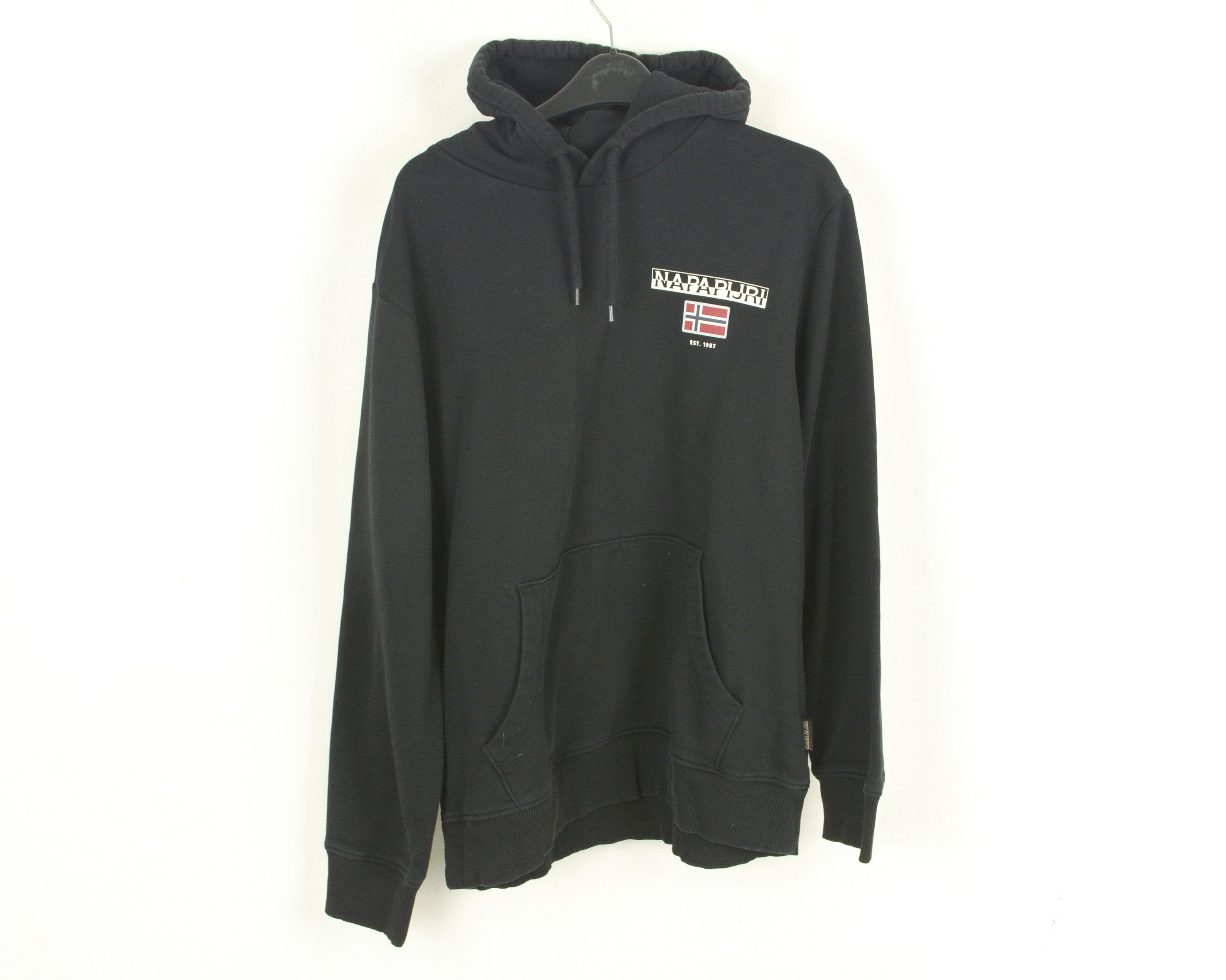 Napapijri Women XL Jumper Hoodie Pullover Sweatshirt Sweater Hooded Size XL / US 12-14 / IT 48-50 - 1 Thumbnail